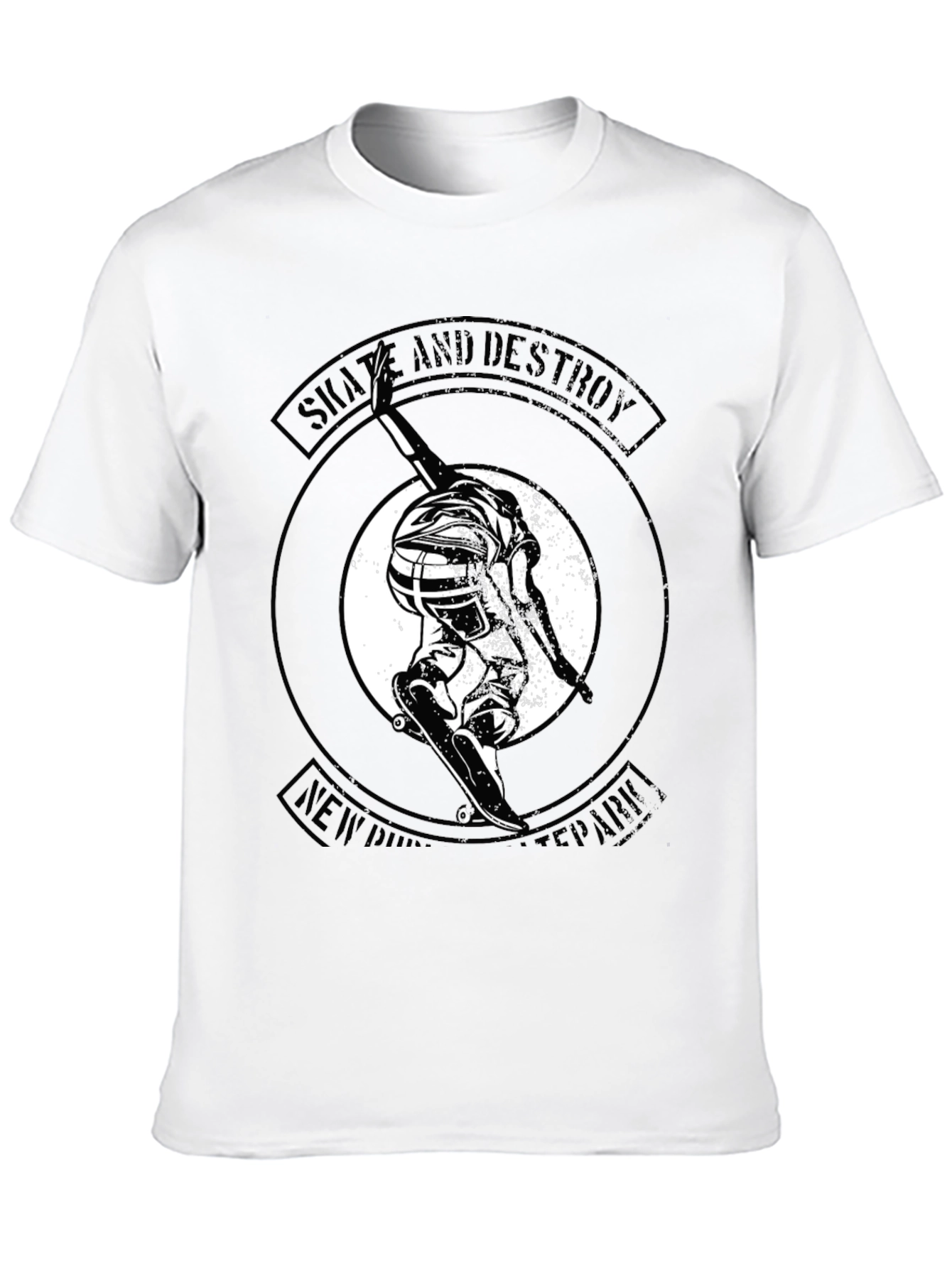 Skate and Destroy Graphic Tee - Black
