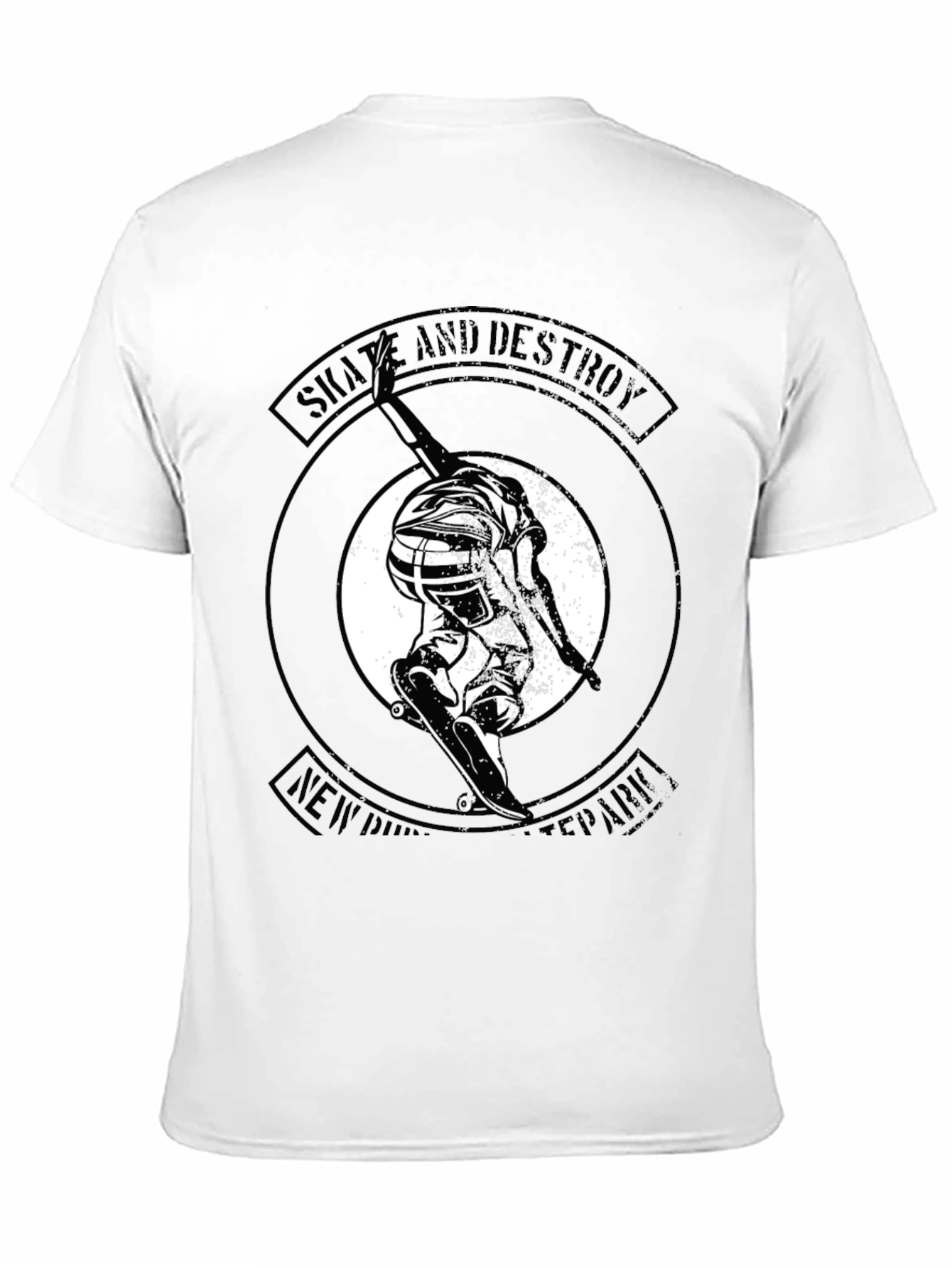 Skate and Destroy Graphic Tee - Black