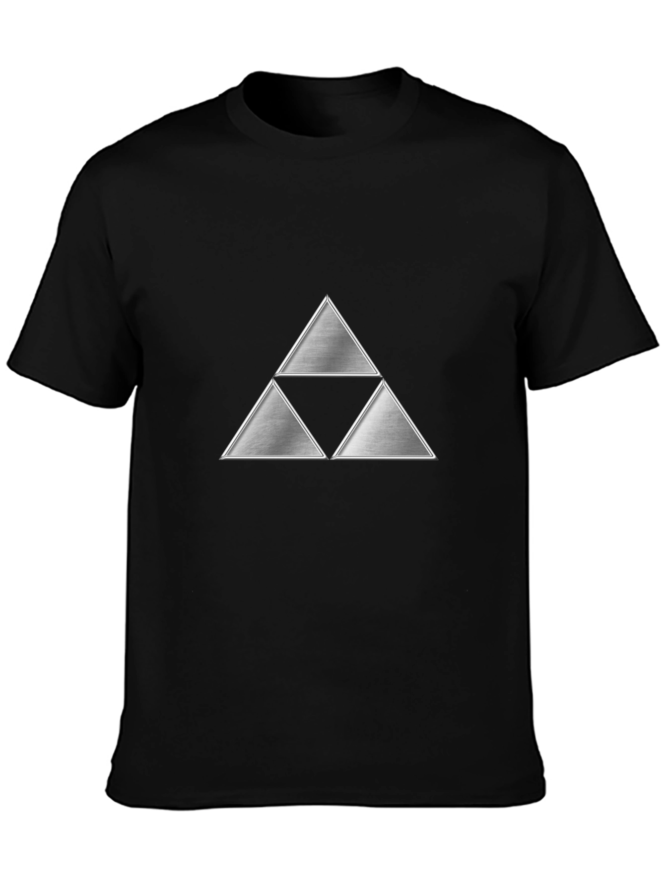 Triforce Graphic Black T-Shirt