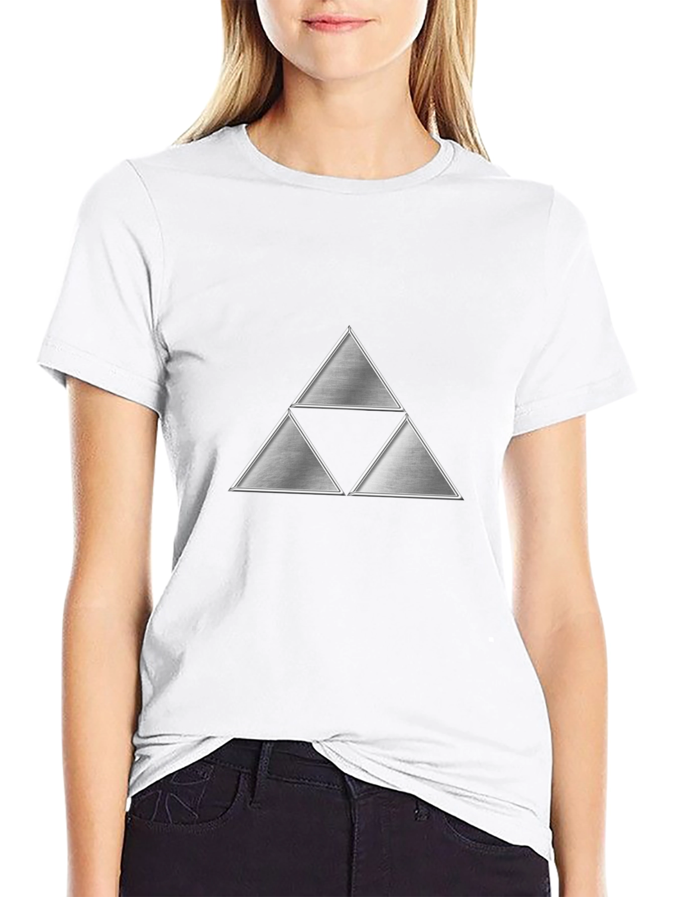 Triforce Graphic Black T-Shirt