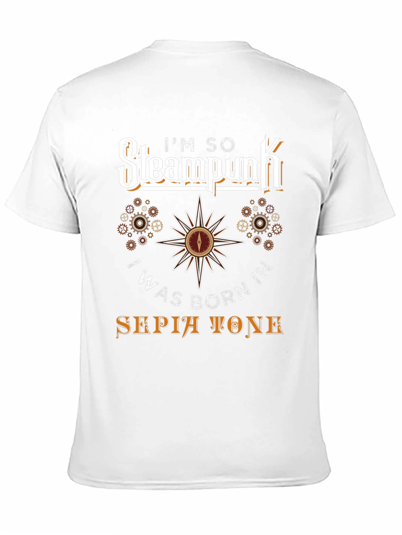 Steampunk Sepia Tone Graphic T-Shirt