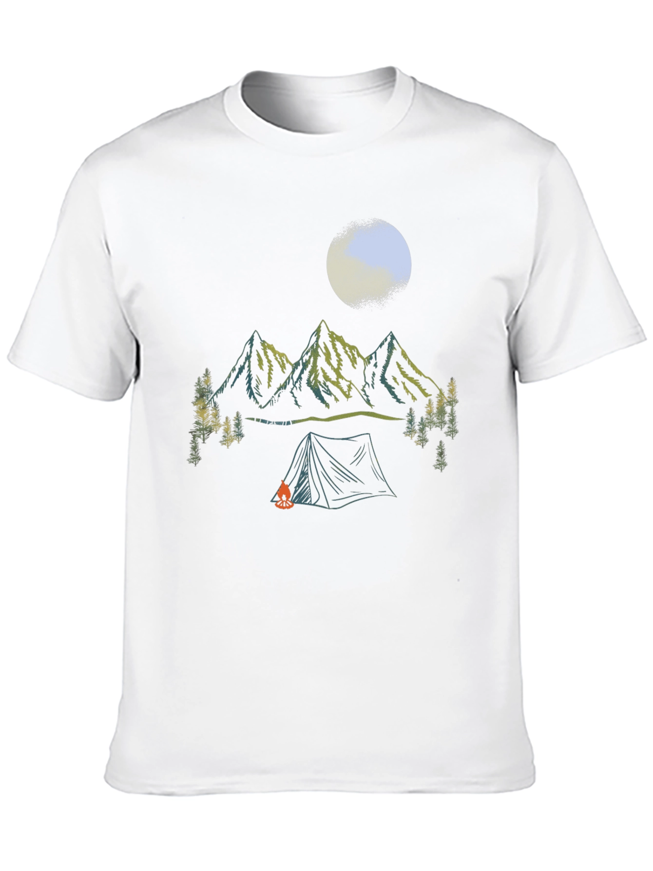 Mountain Campfire Graphic Tee - Adventure Ready!