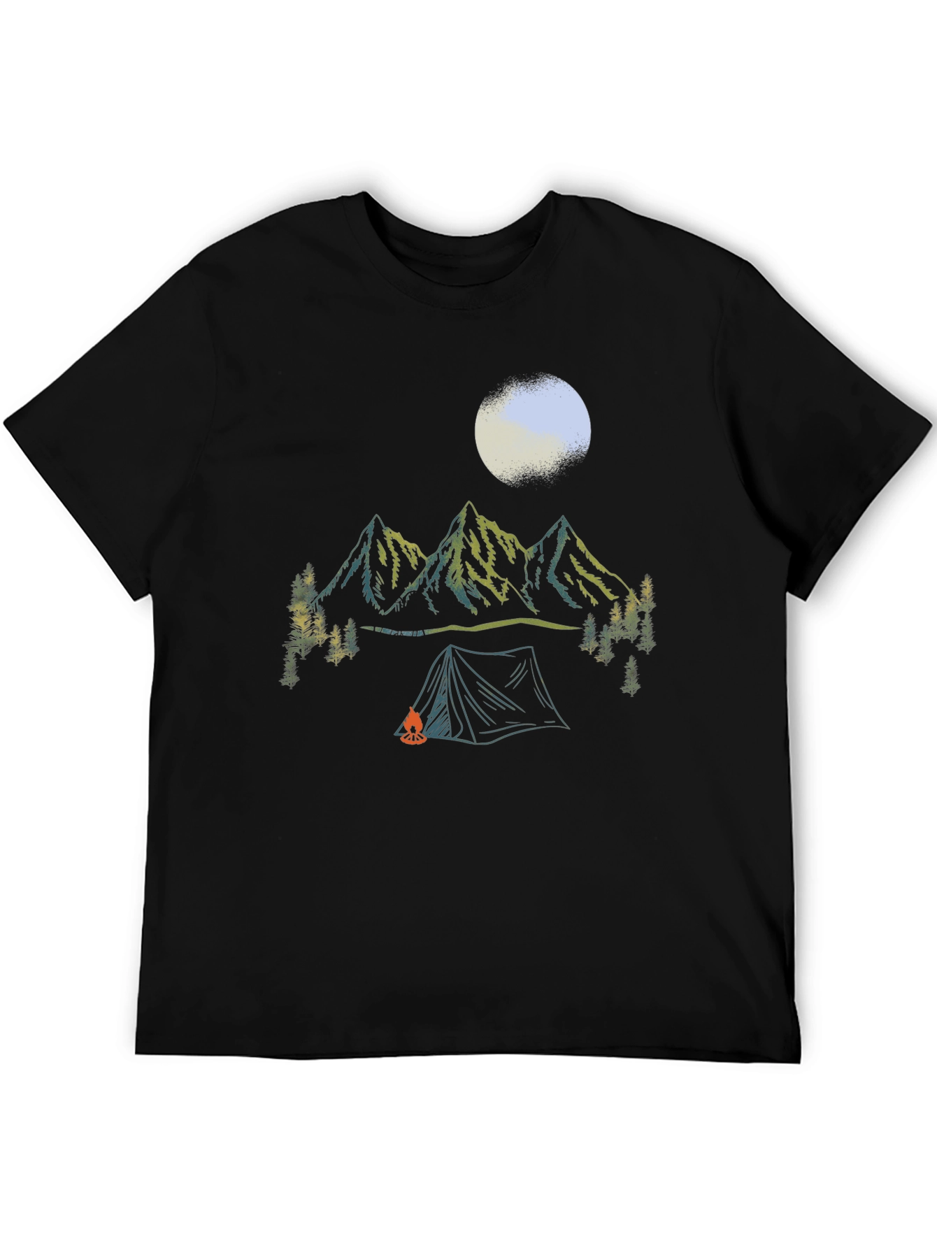 Mountain Campfire Graphic Tee - Adventure Ready!