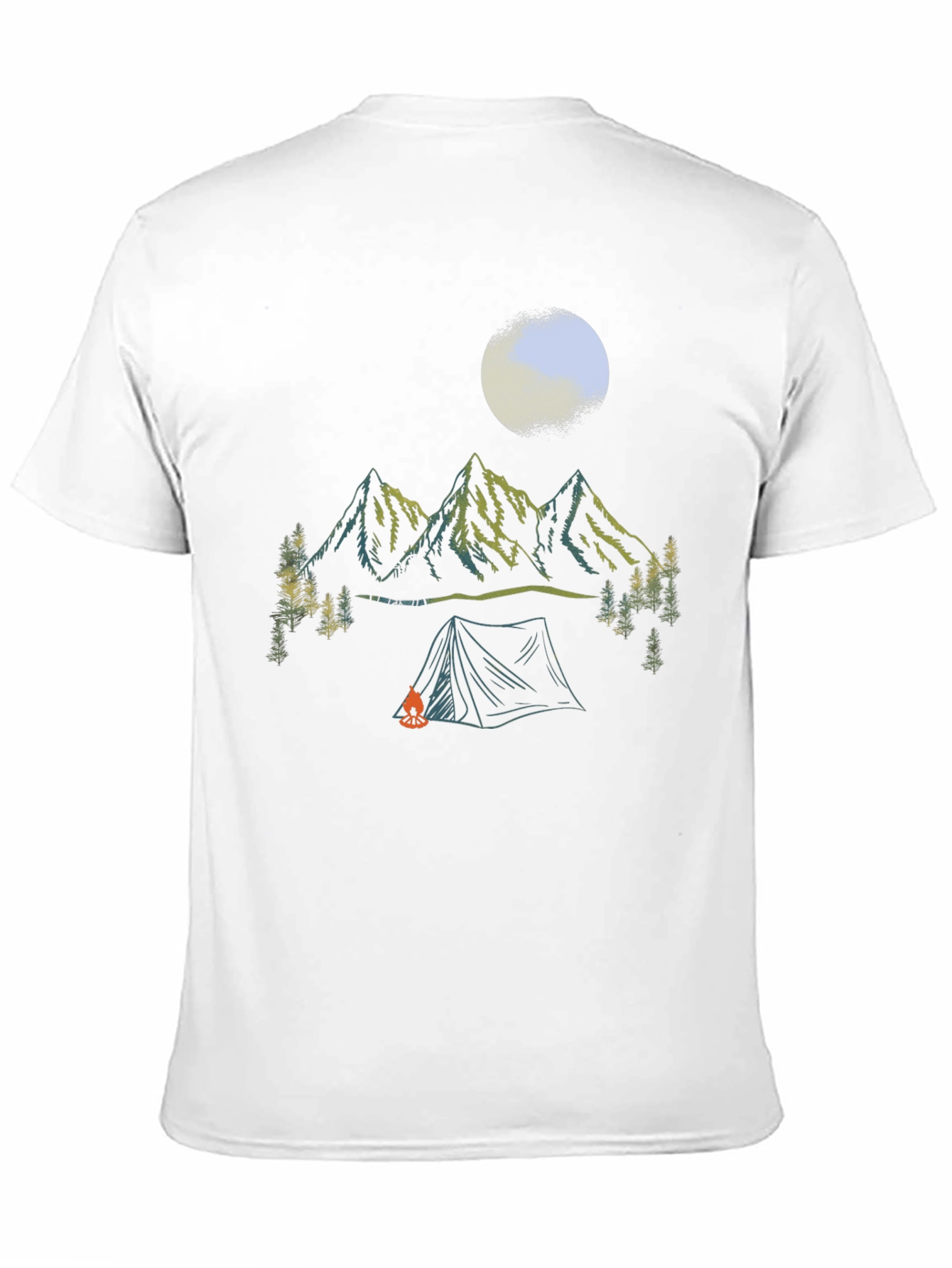 Mountain Campfire Graphic Tee - Adventure Ready!