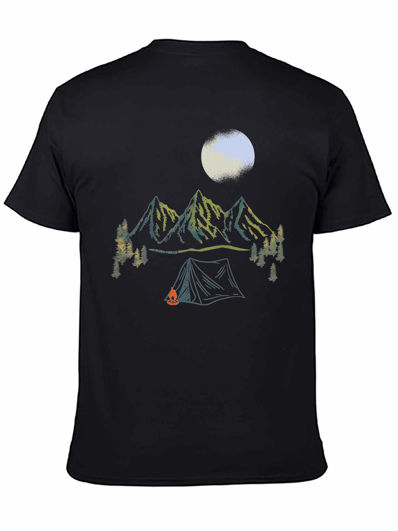 Mountain Campfire Graphic Tee - Adventure Ready!