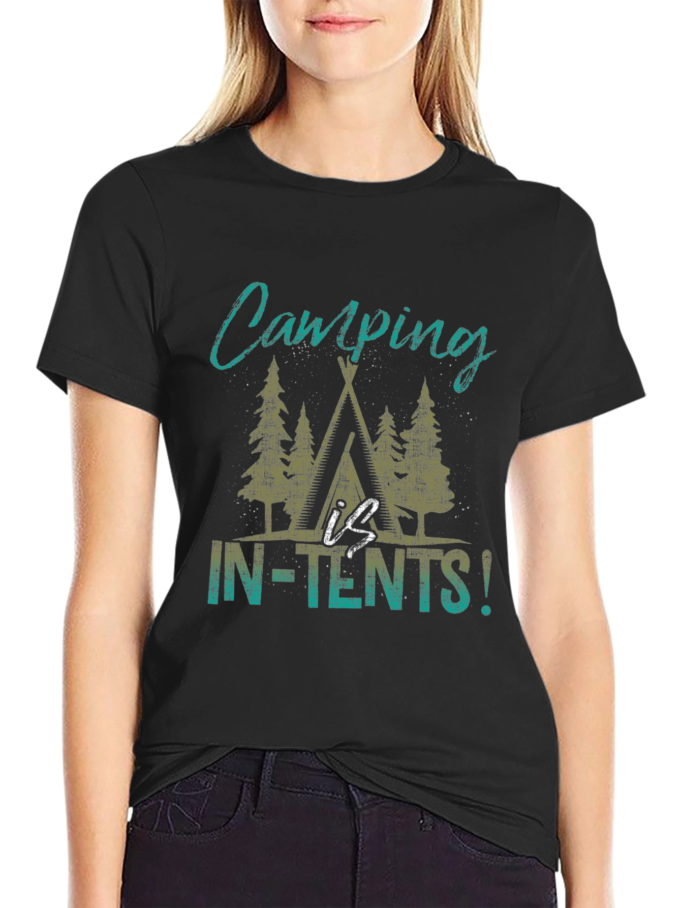 Camping In-Tents T-Shirt - Outdoor Adventure Tee