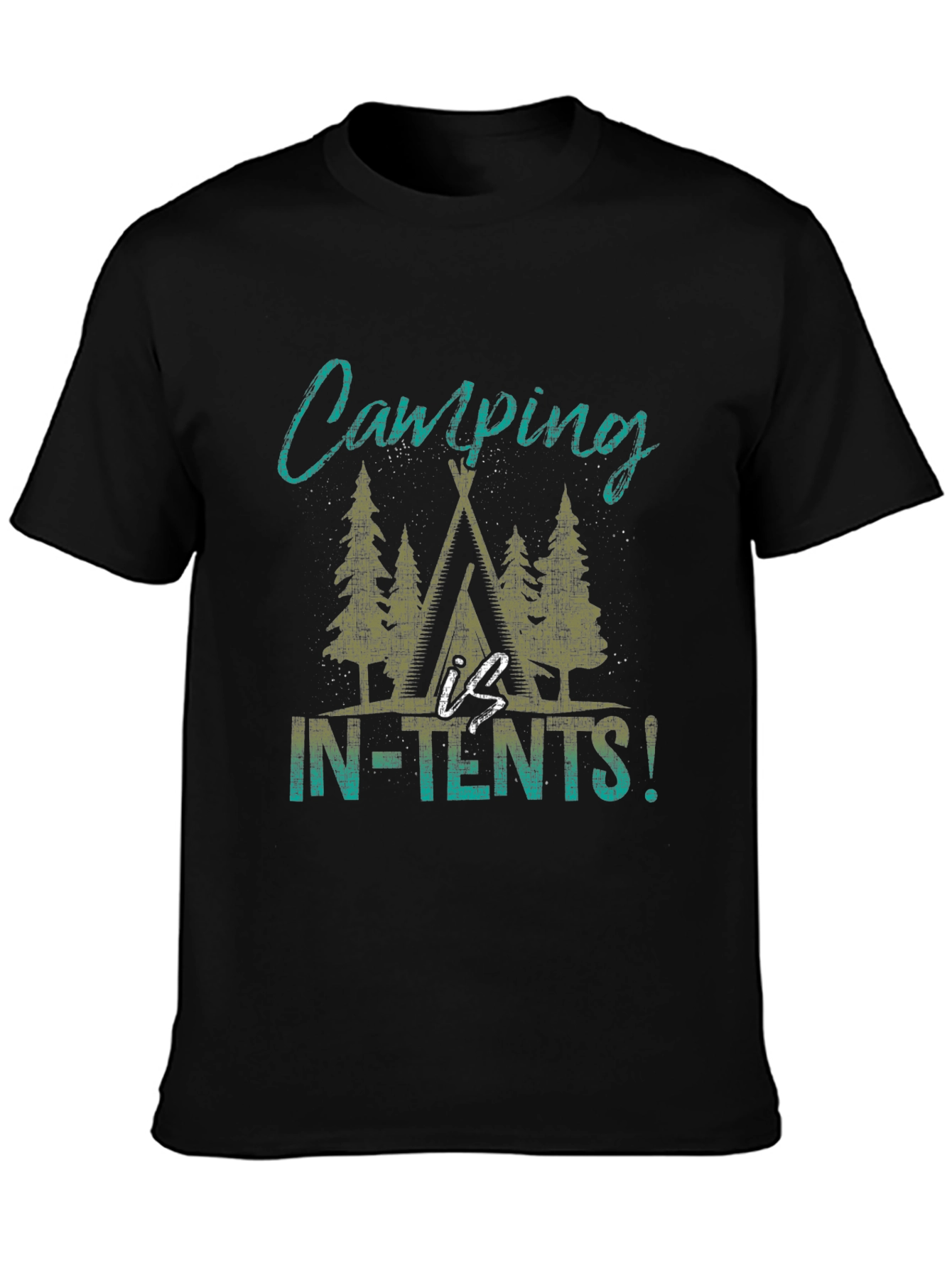 Camping In-Tents T-Shirt - Outdoor Adventure Tee
