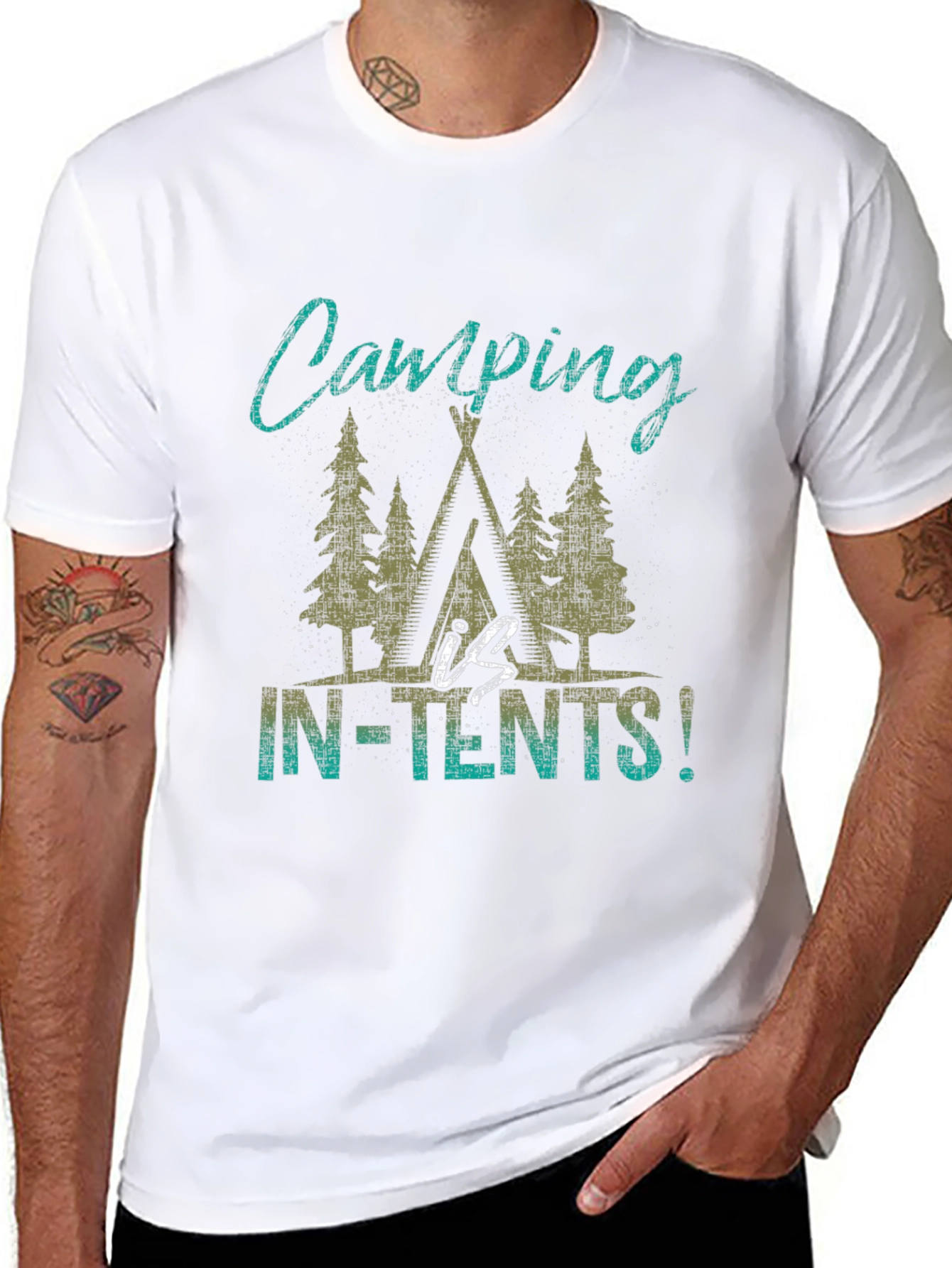 Camping In-Tents T-Shirt - Outdoor Adventure Tee