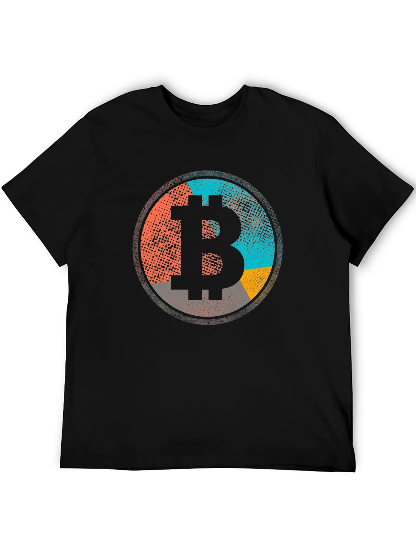 Bitcoin Black Graphic Tee Cryptocurrency T-Shirt