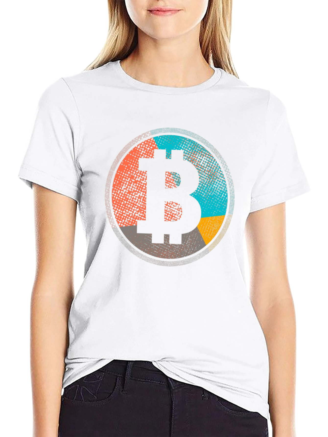 Bitcoin Black Graphic Tee Cryptocurrency T-Shirt