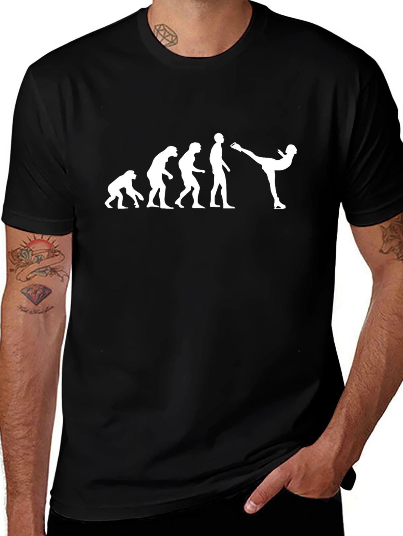 Evolution of Kick T-Shirt - Black