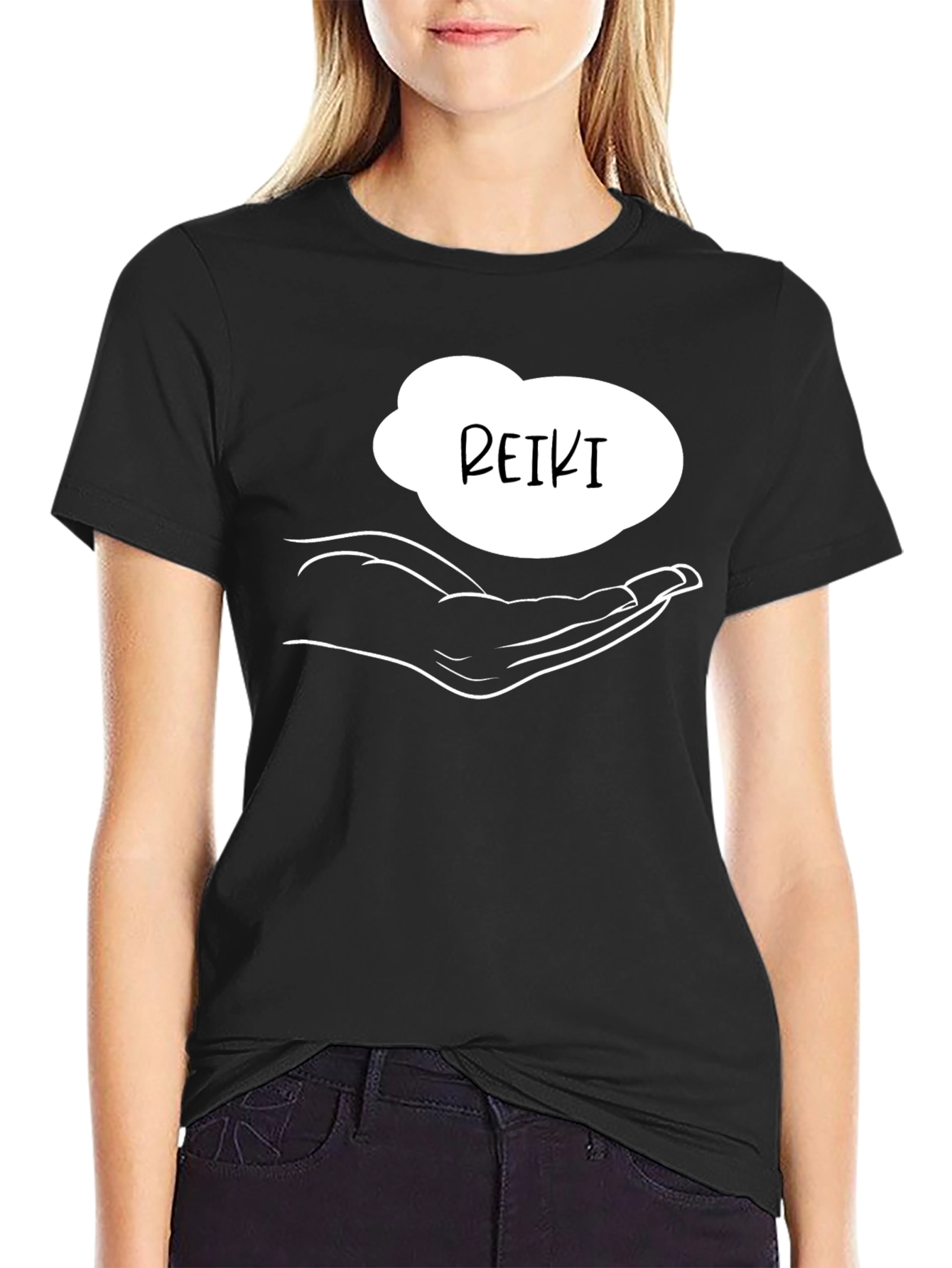 Reiki Hand T-Shirt - Healing Energy Design