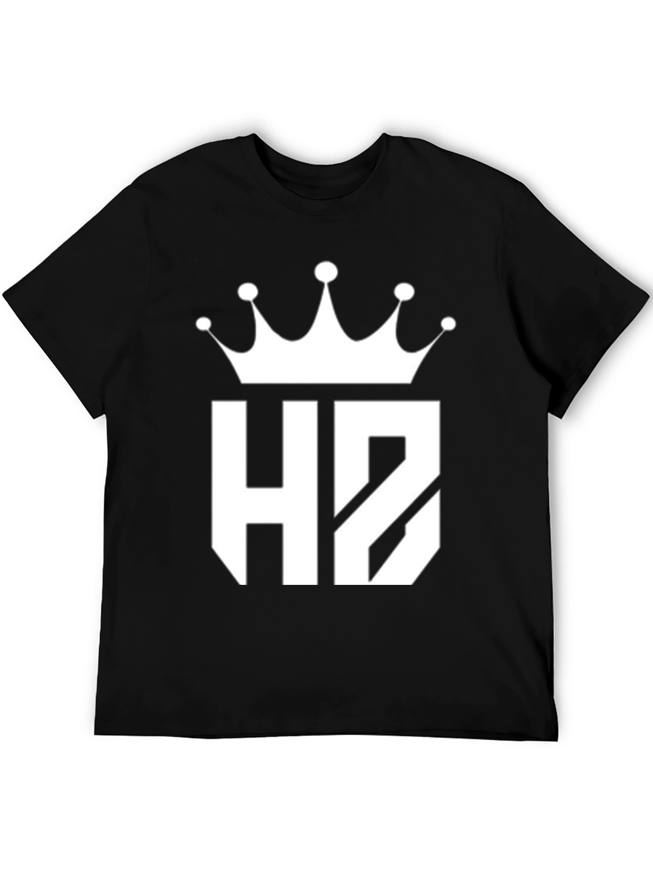 King HZ Black Graphic Tee - Modern Casual Style