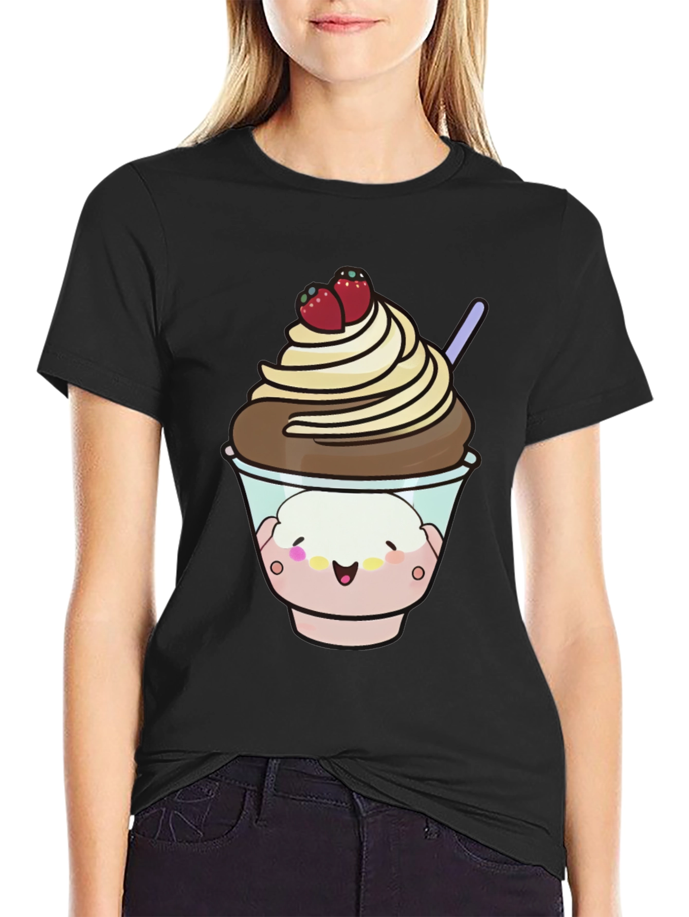 Kawaii Dessert T-Shirt - Cute Anime Food Tee