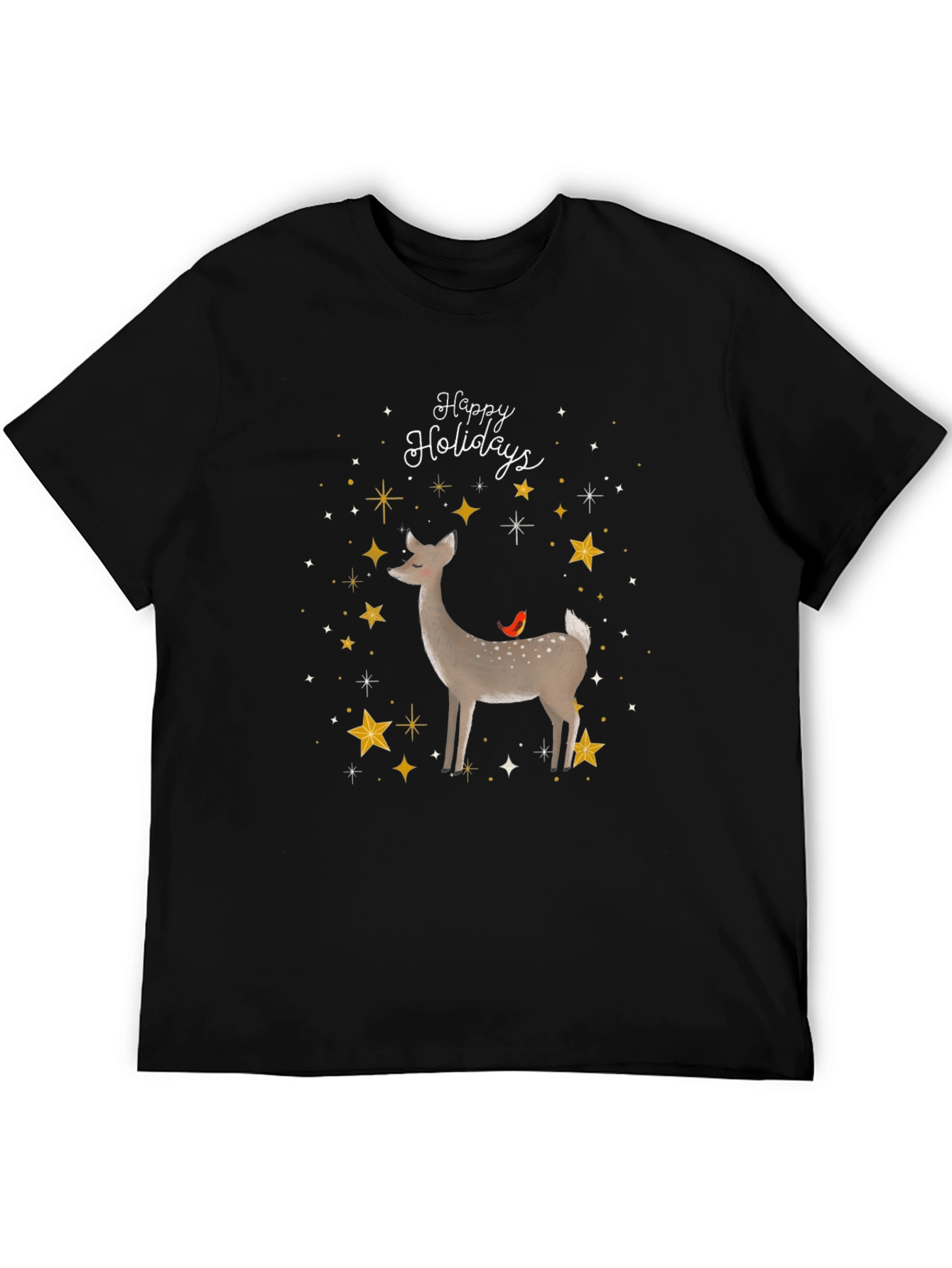 Festive Deer Holiday T-Shirt