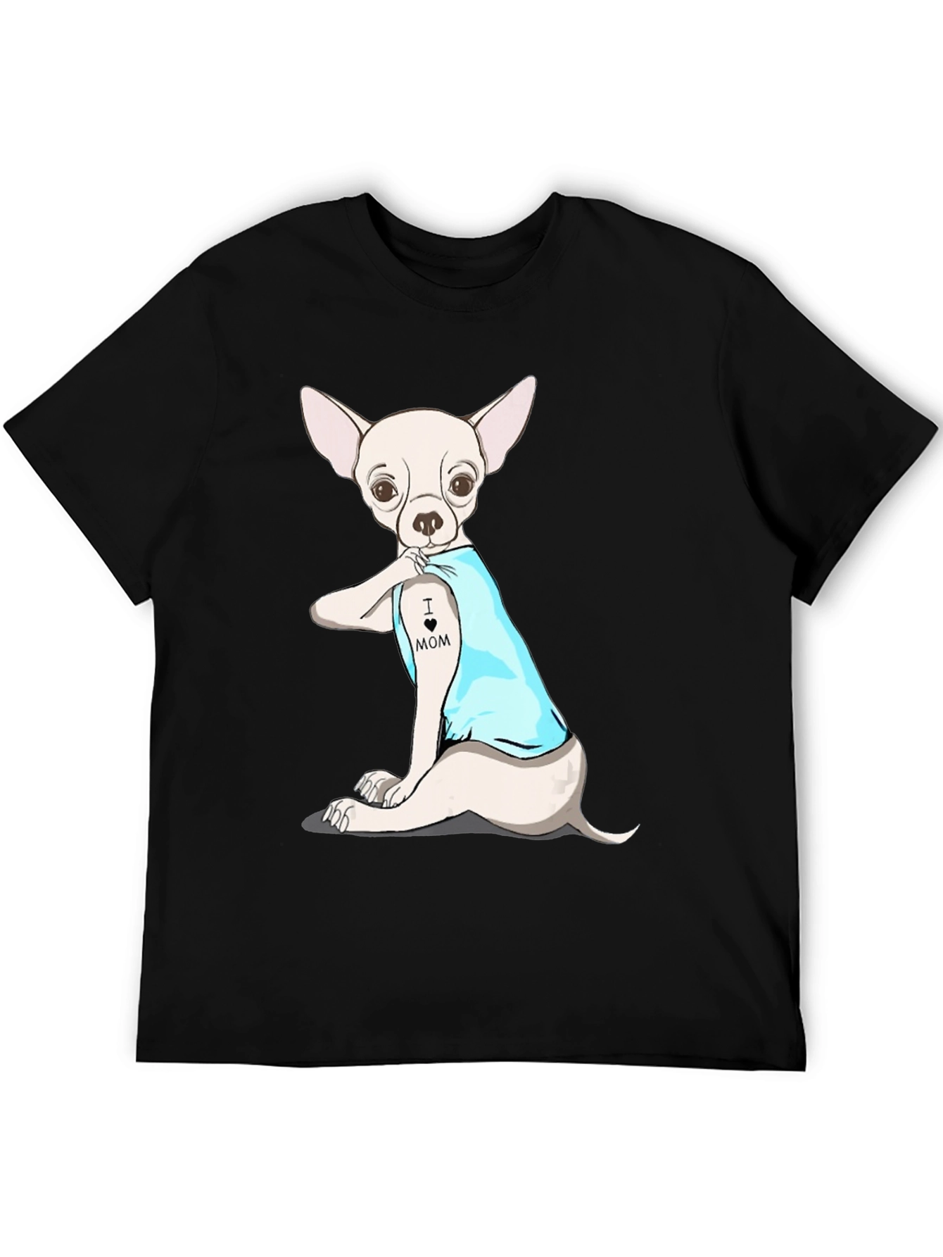 Dog Mom Tattoo T-Shirt Funny Puppy Shirt