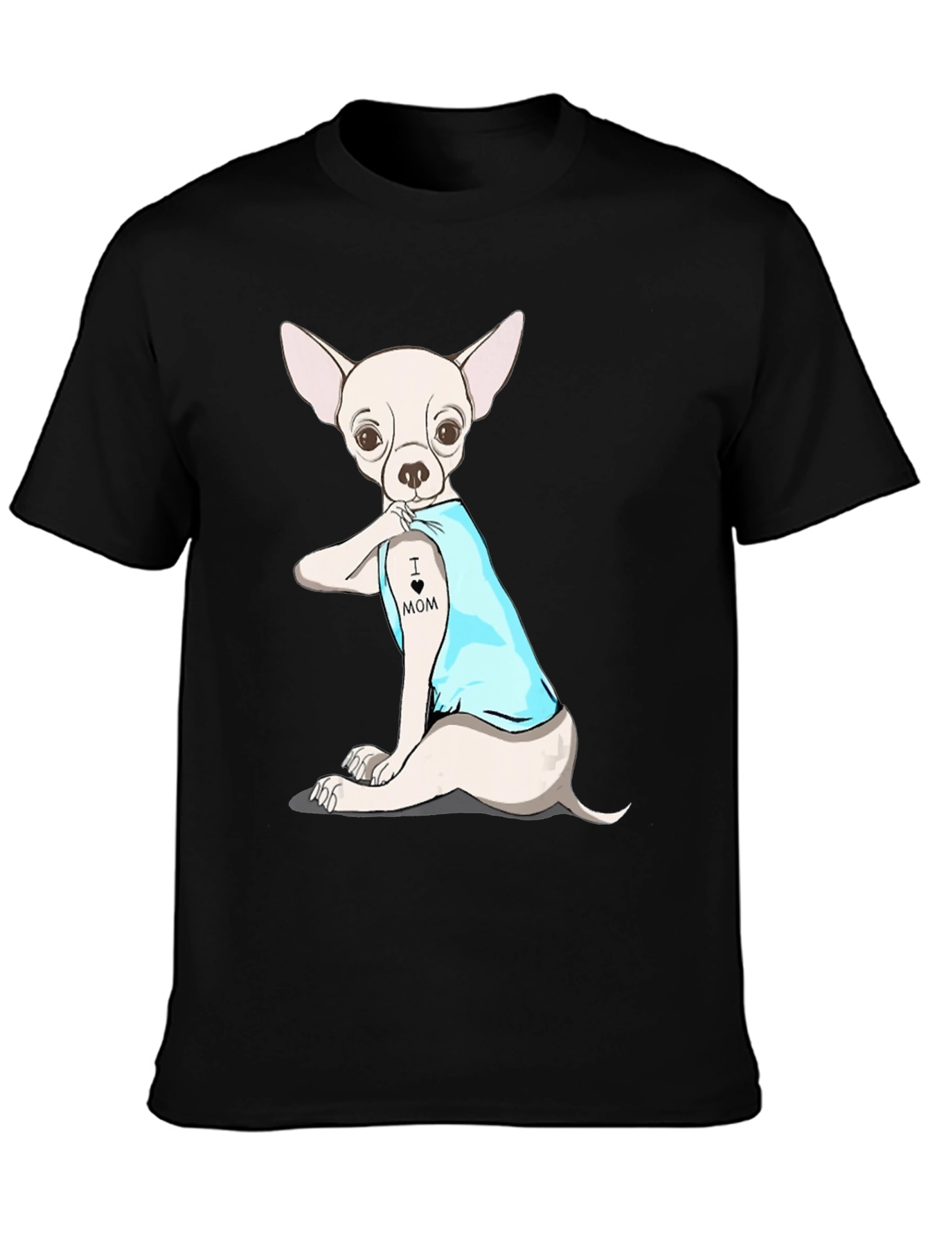 Dog Mom Tattoo T-Shirt Funny Puppy Shirt