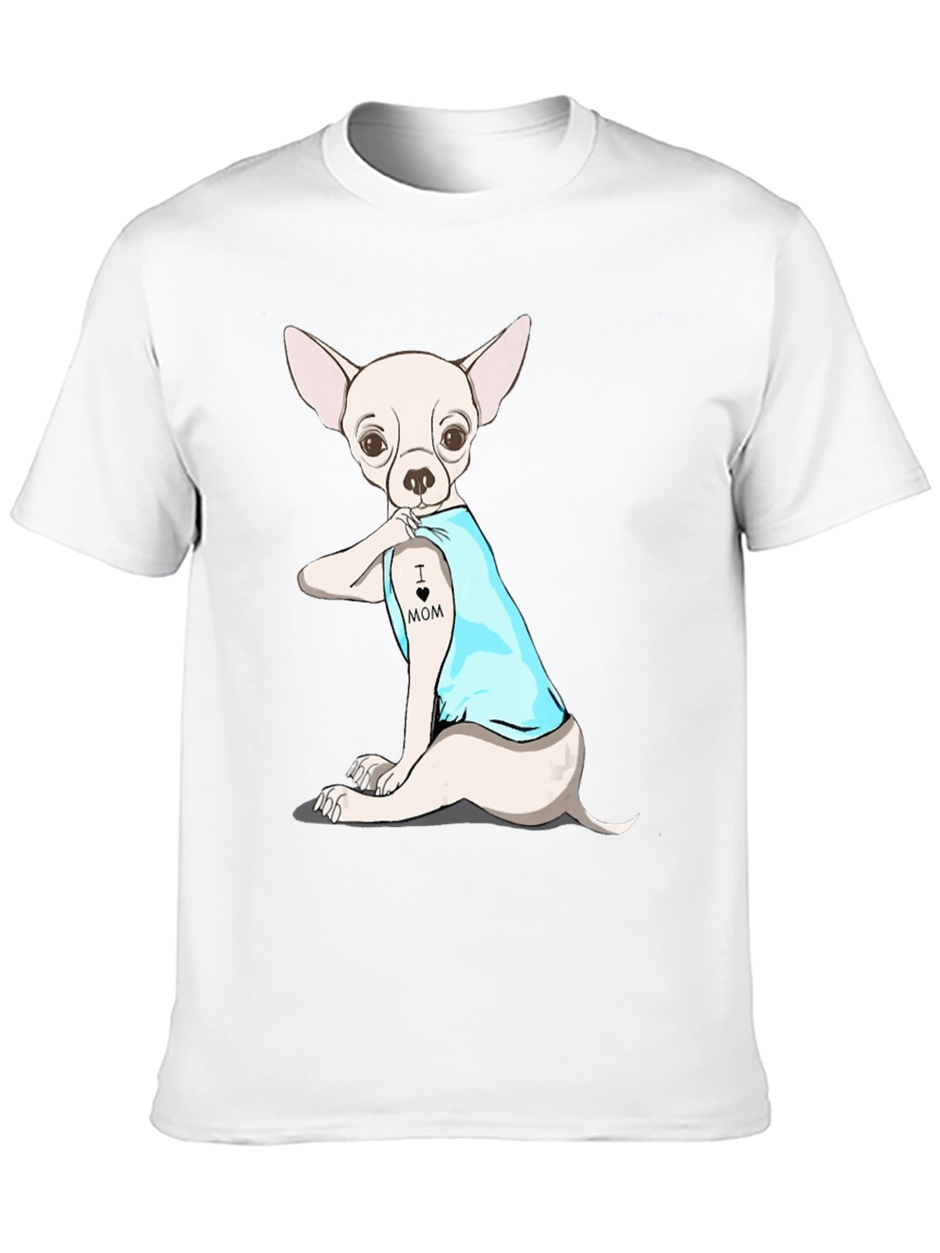 Dog Mom Tattoo T-Shirt Funny Puppy Shirt