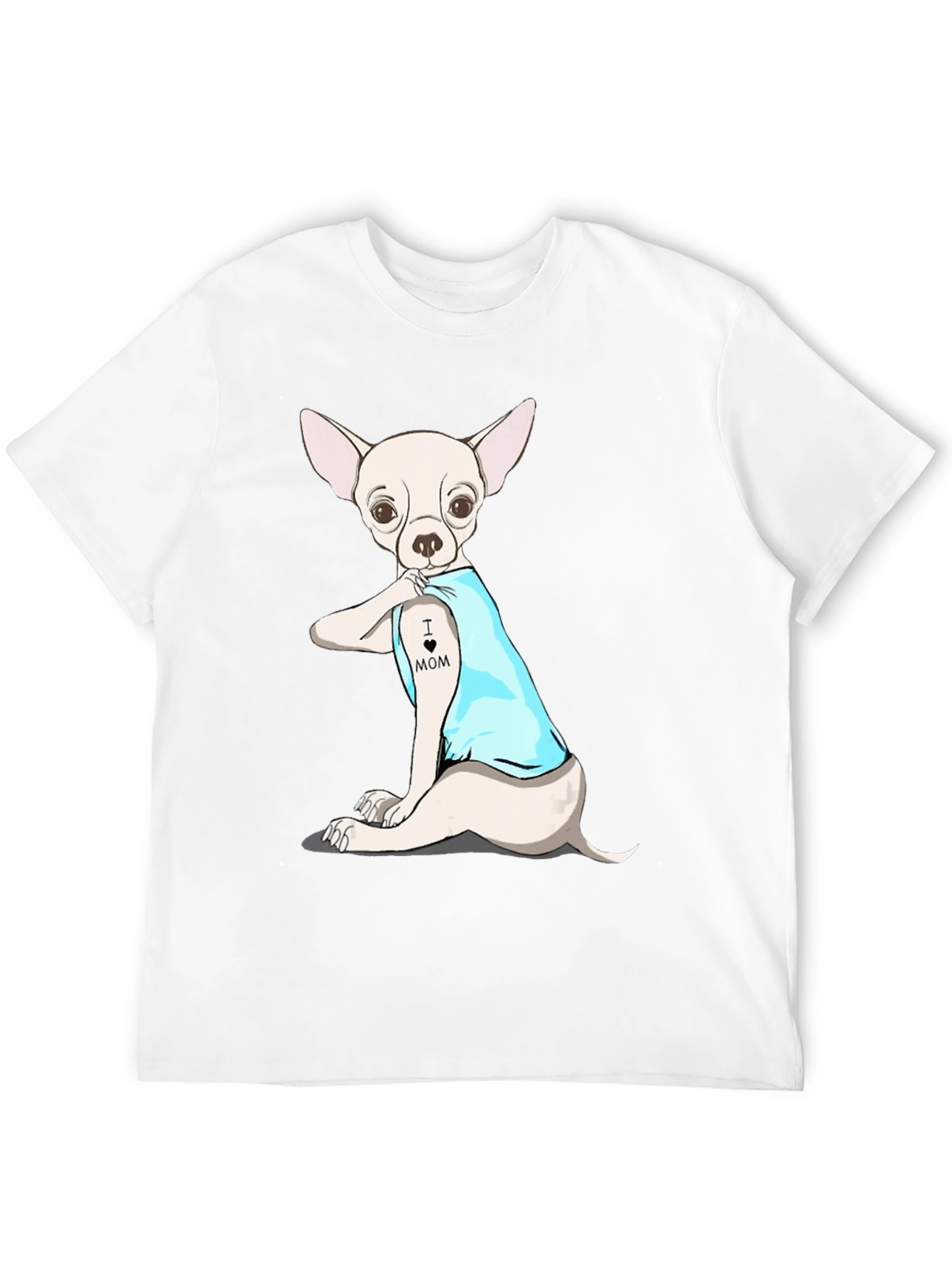 Dog Mom Tattoo T-Shirt Funny Puppy Shirt