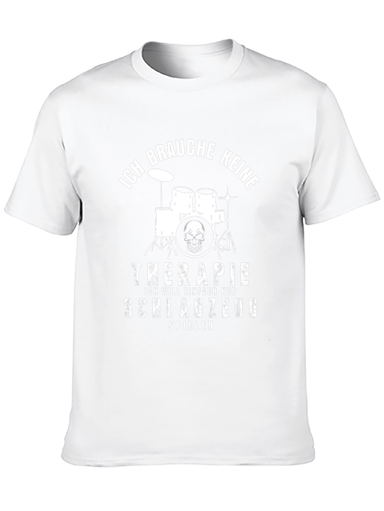 Drummer Therapy T-Shirt - Funny Music Gift
