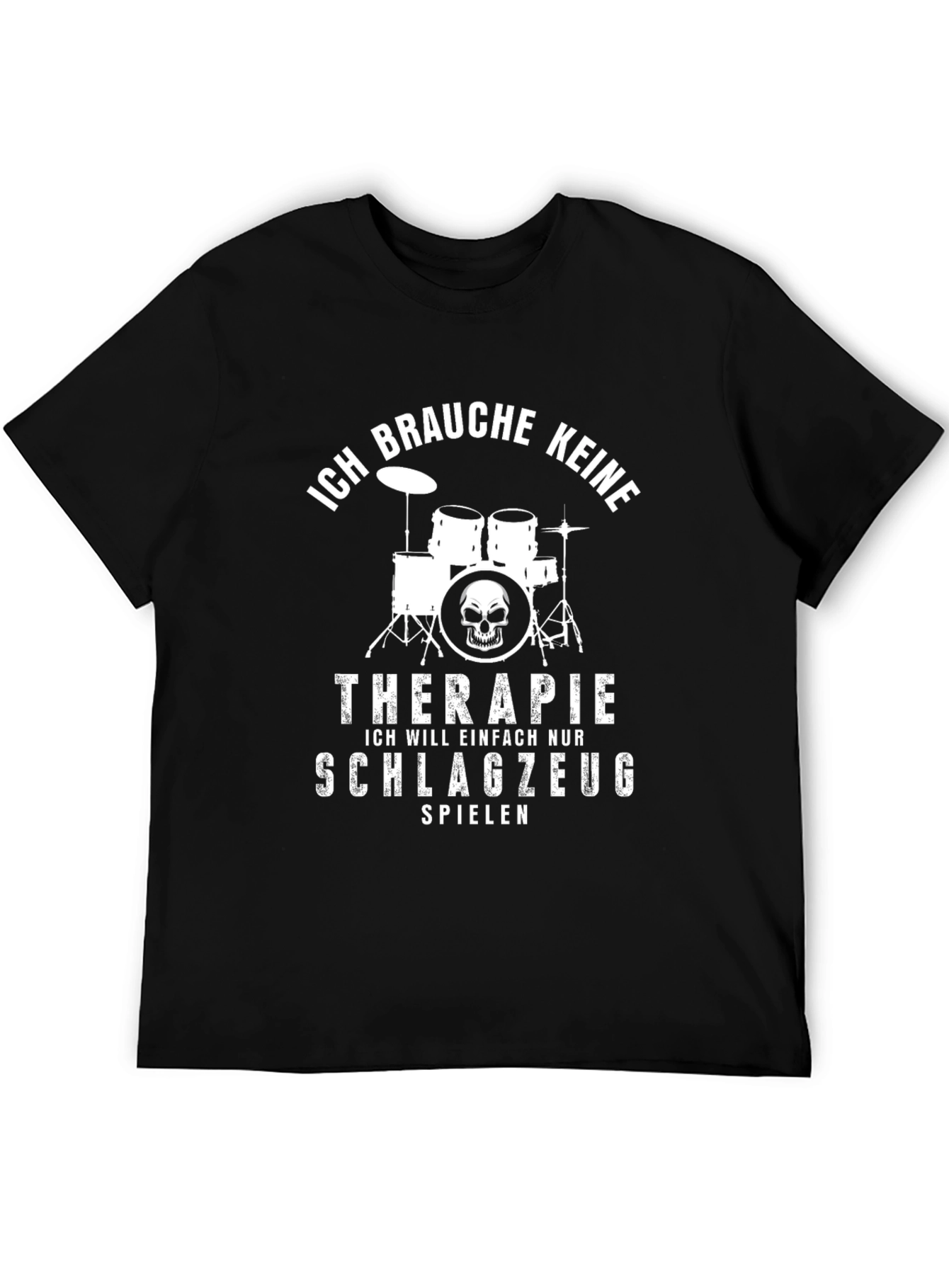 Drummer Therapy T-Shirt - Funny Music Gift