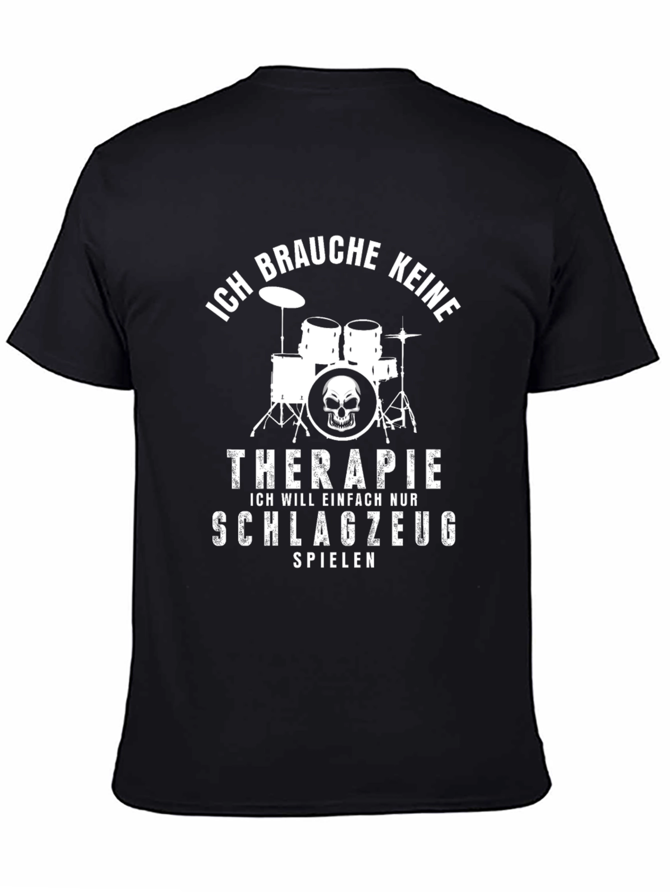 Drummer Therapy T-Shirt - Funny Music Gift