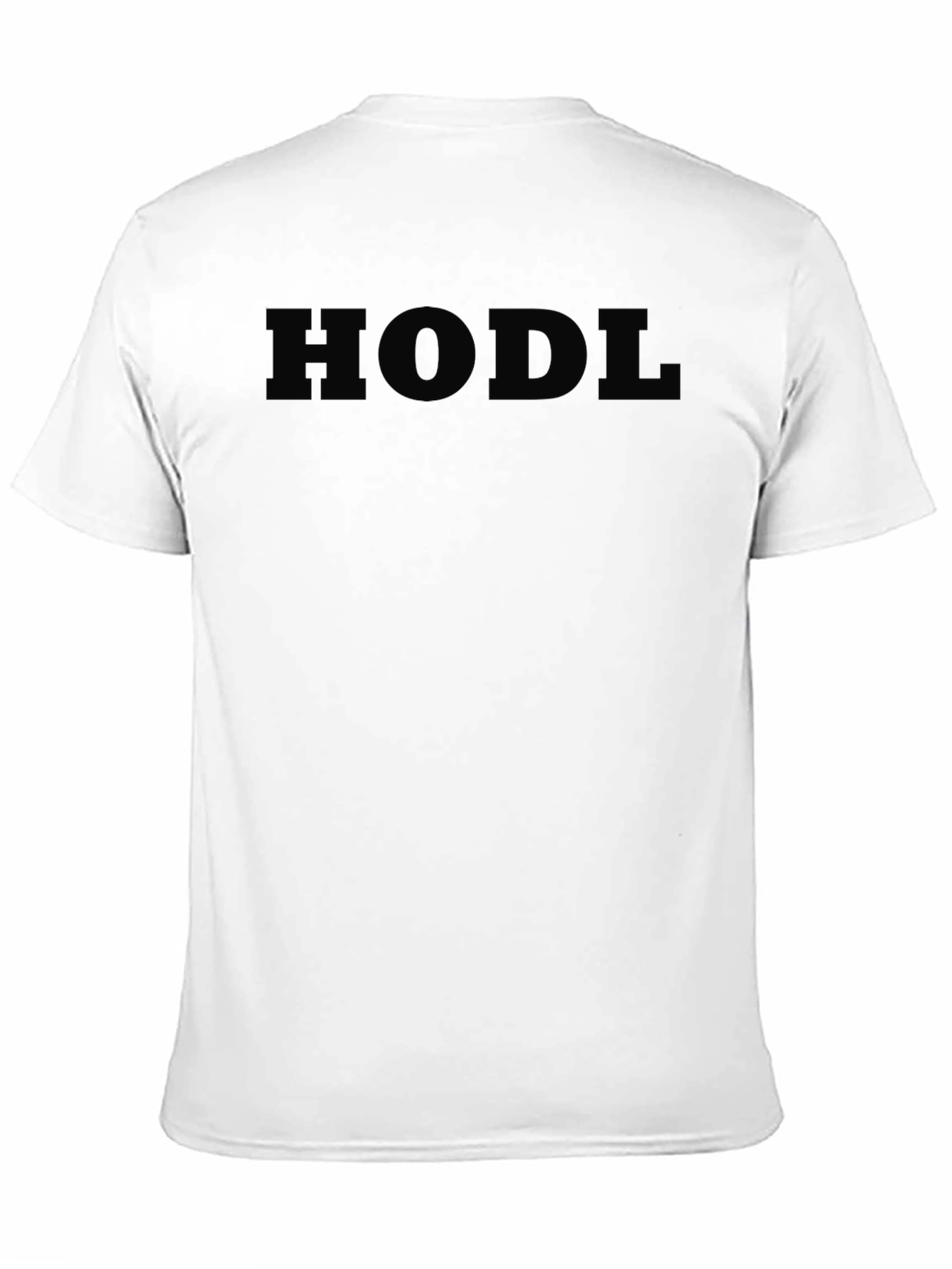 HODL Crypto T-Shirt - Black Cotton Tee