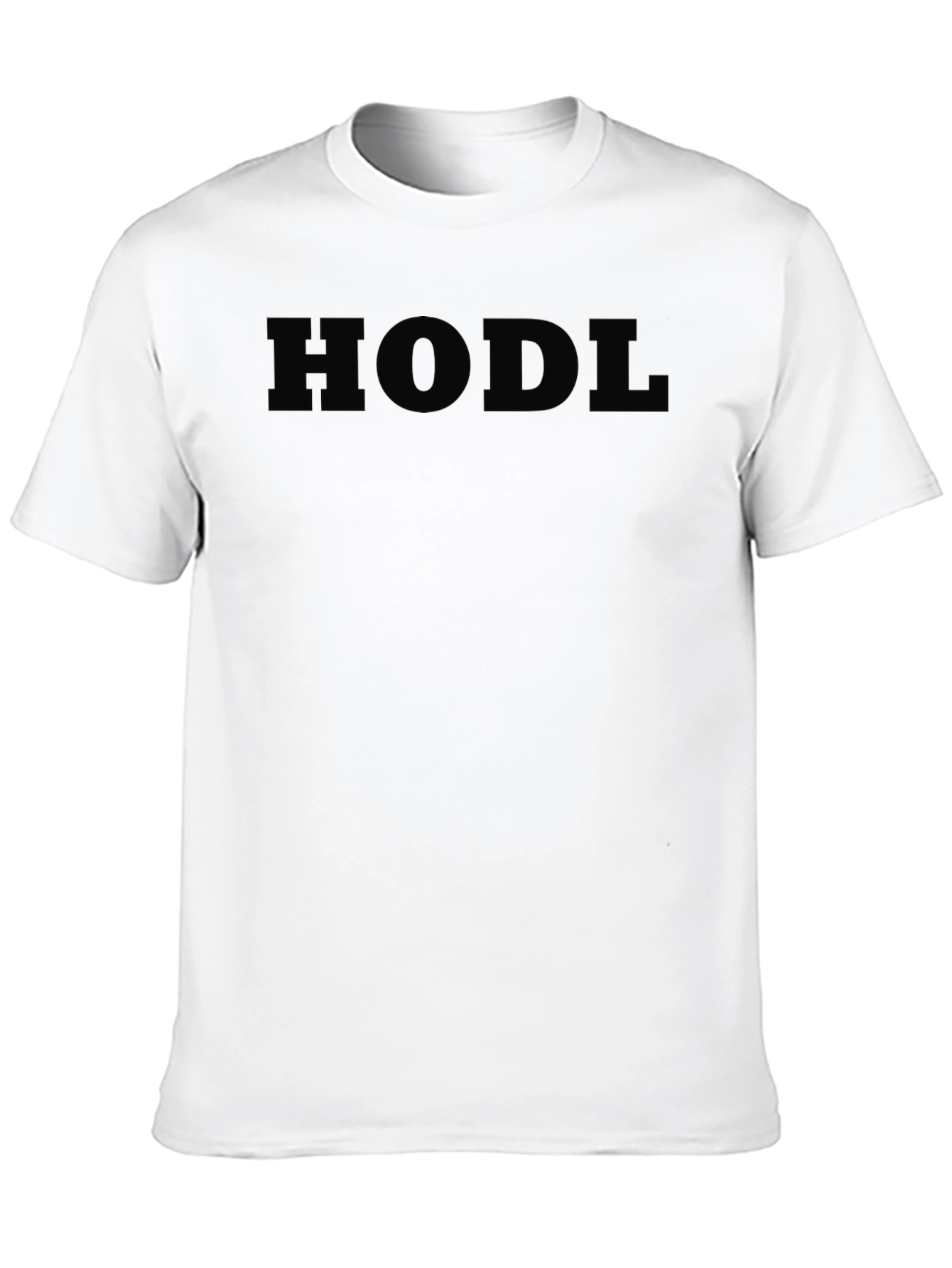 HODL Crypto T-Shirt - Black Cotton Tee