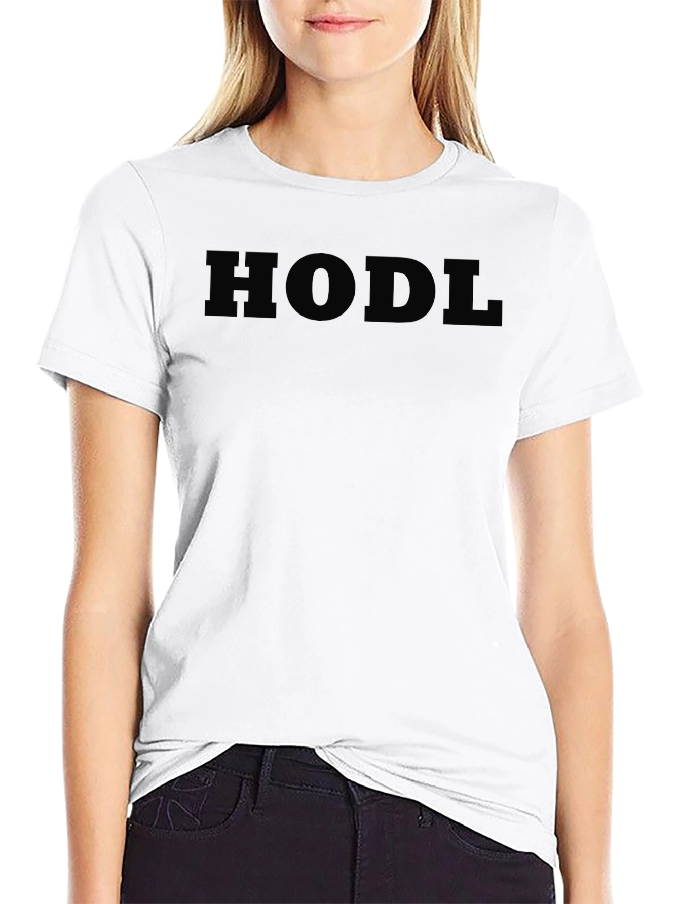 HODL Crypto T-Shirt - Black Cotton Tee