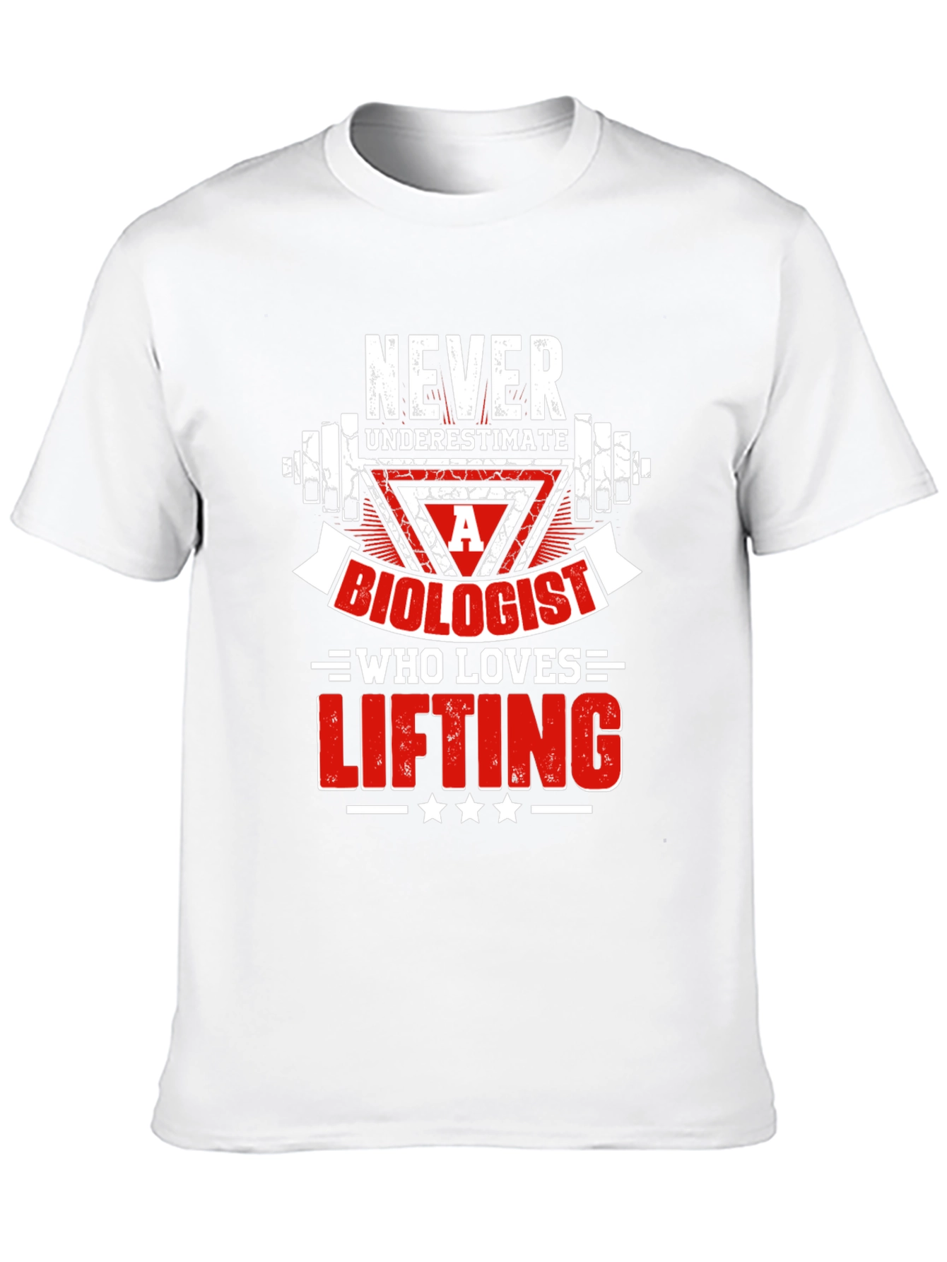 Biologist Who Loves Lifting Black T-Shirt