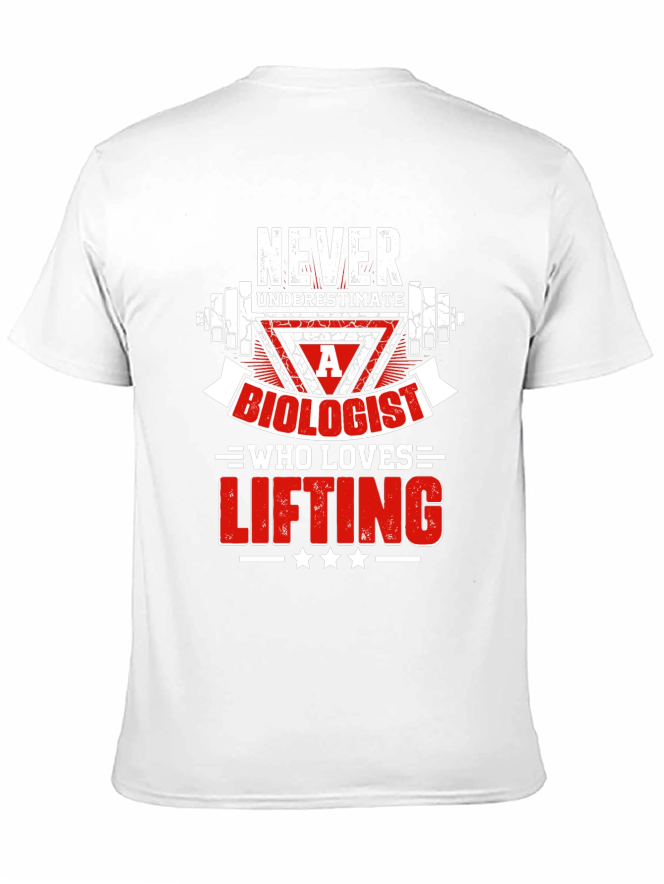 Biologist Who Loves Lifting Black T-Shirt