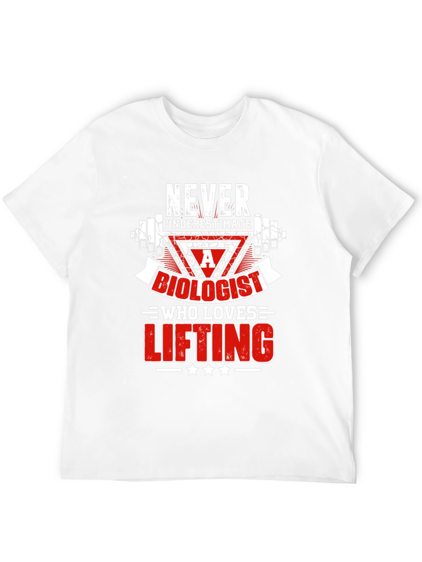 Biologist Who Loves Lifting Black T-Shirt