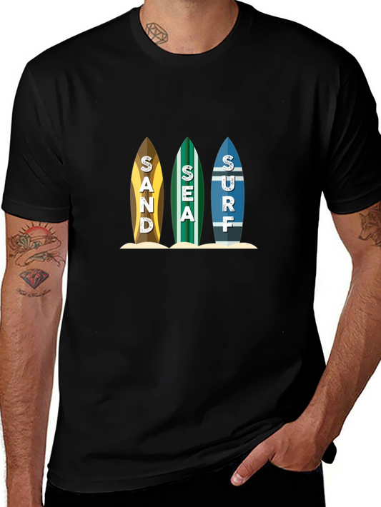 Sand Sea Surf T-Shirt - Beach Life Tee