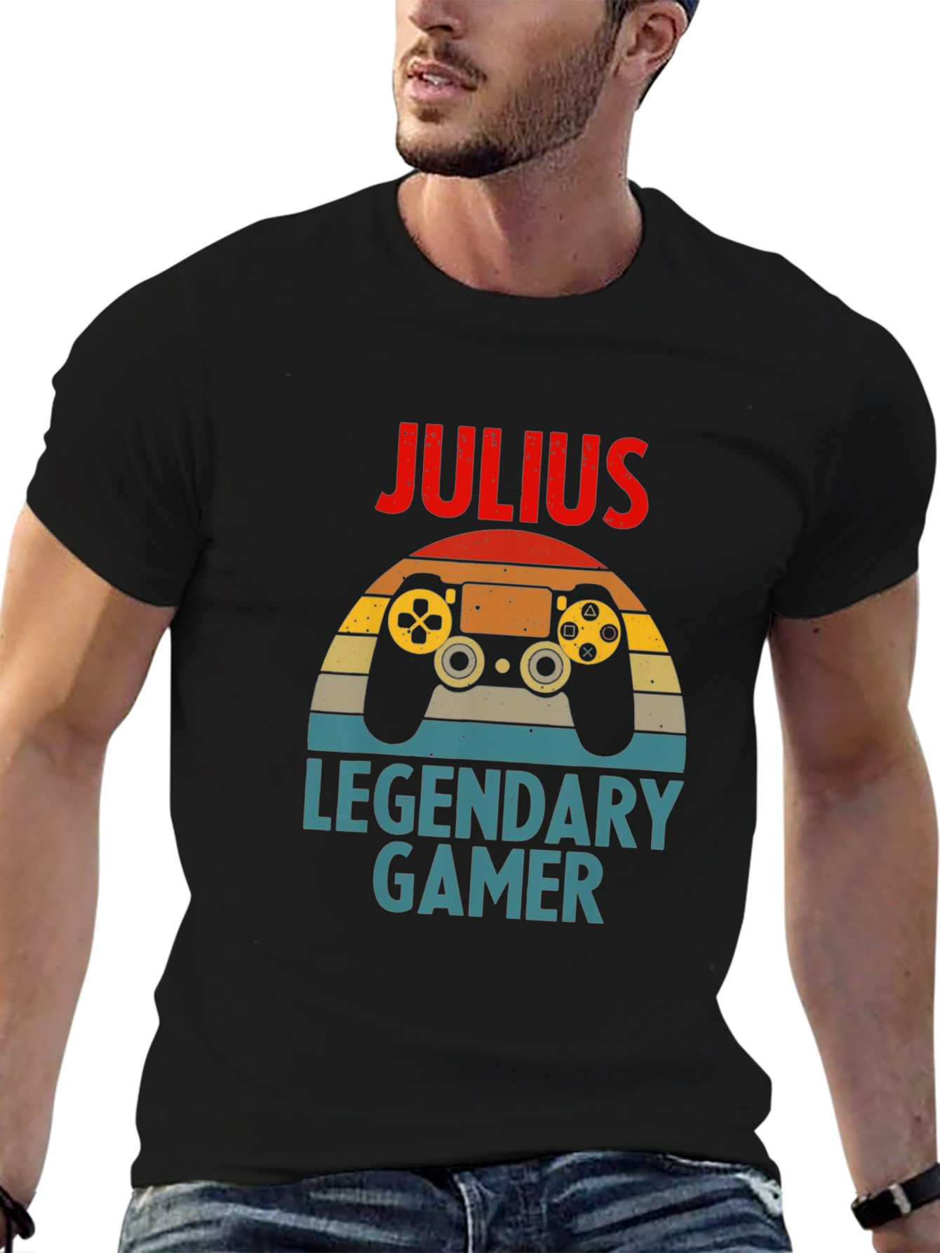 Julius Legendary Gamer Black Graphic Tee