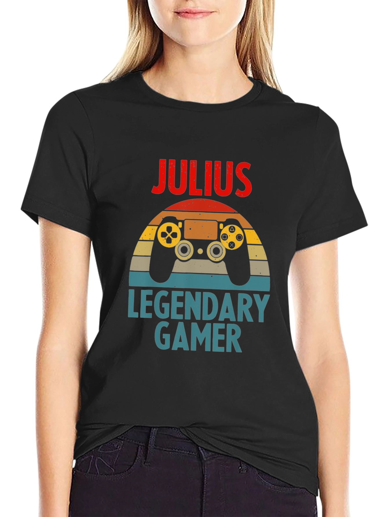 Julius Legendary Gamer Black Graphic Tee