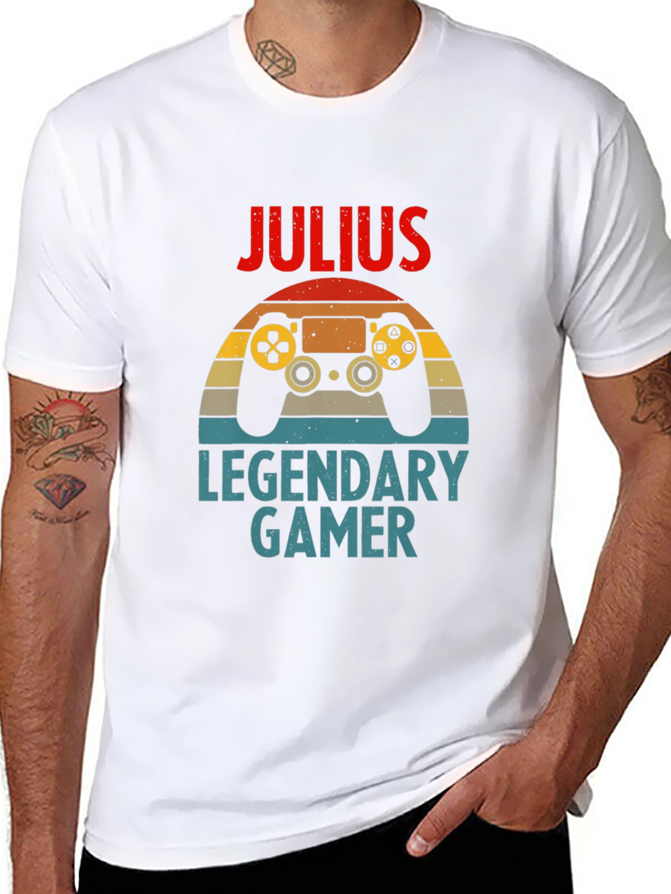 Julius Legendary Gamer Black Graphic Tee
