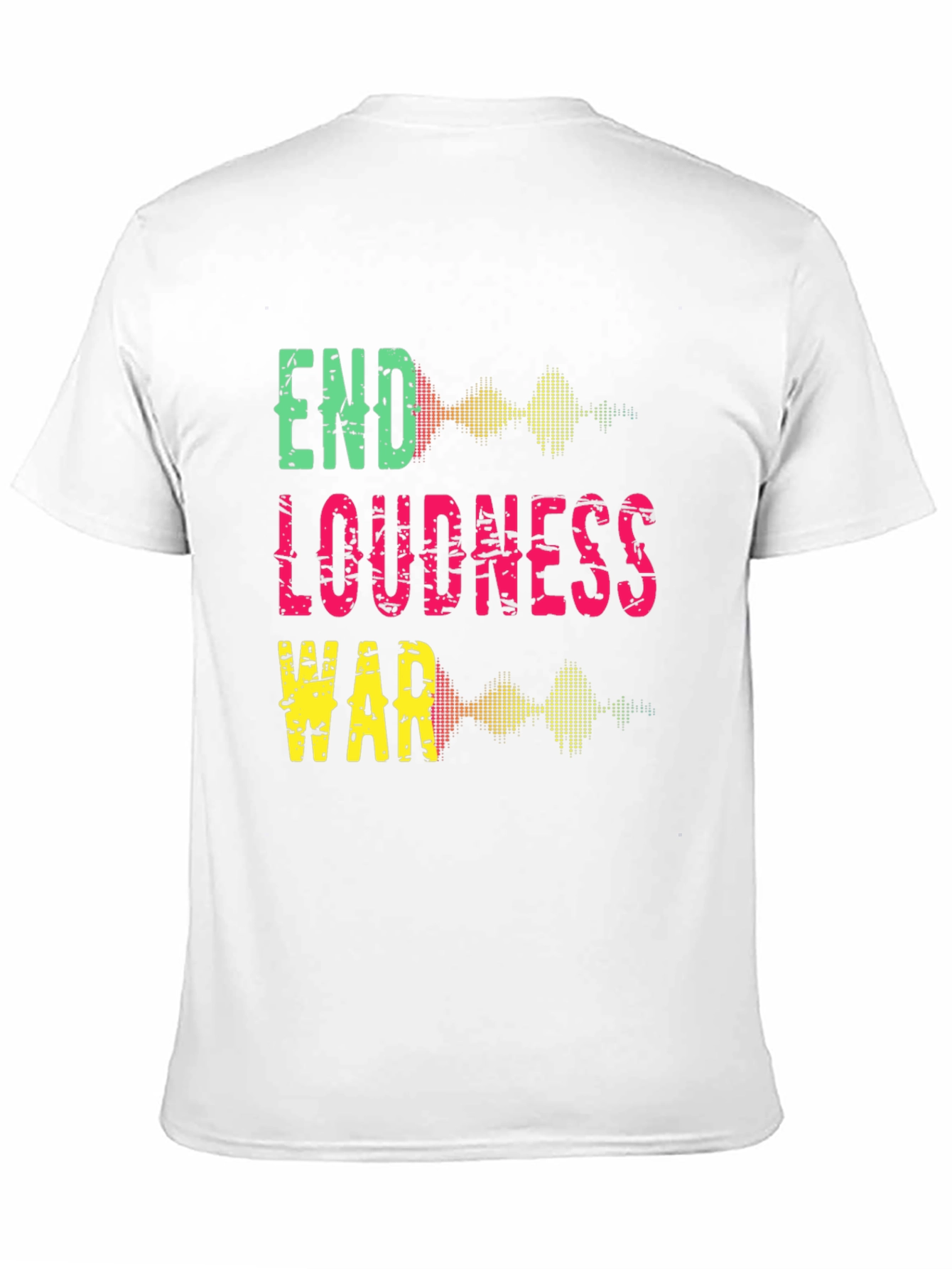 End Loudness War Graphic Tee - Black Cotton T-Shirt