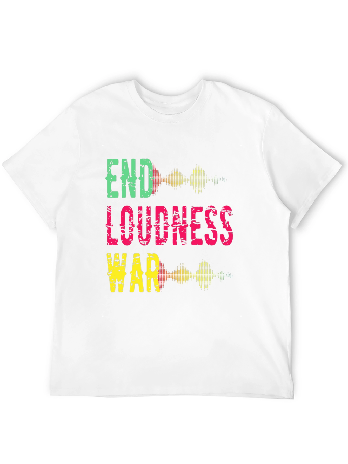 End Loudness War Graphic Tee - Black Cotton T-Shirt