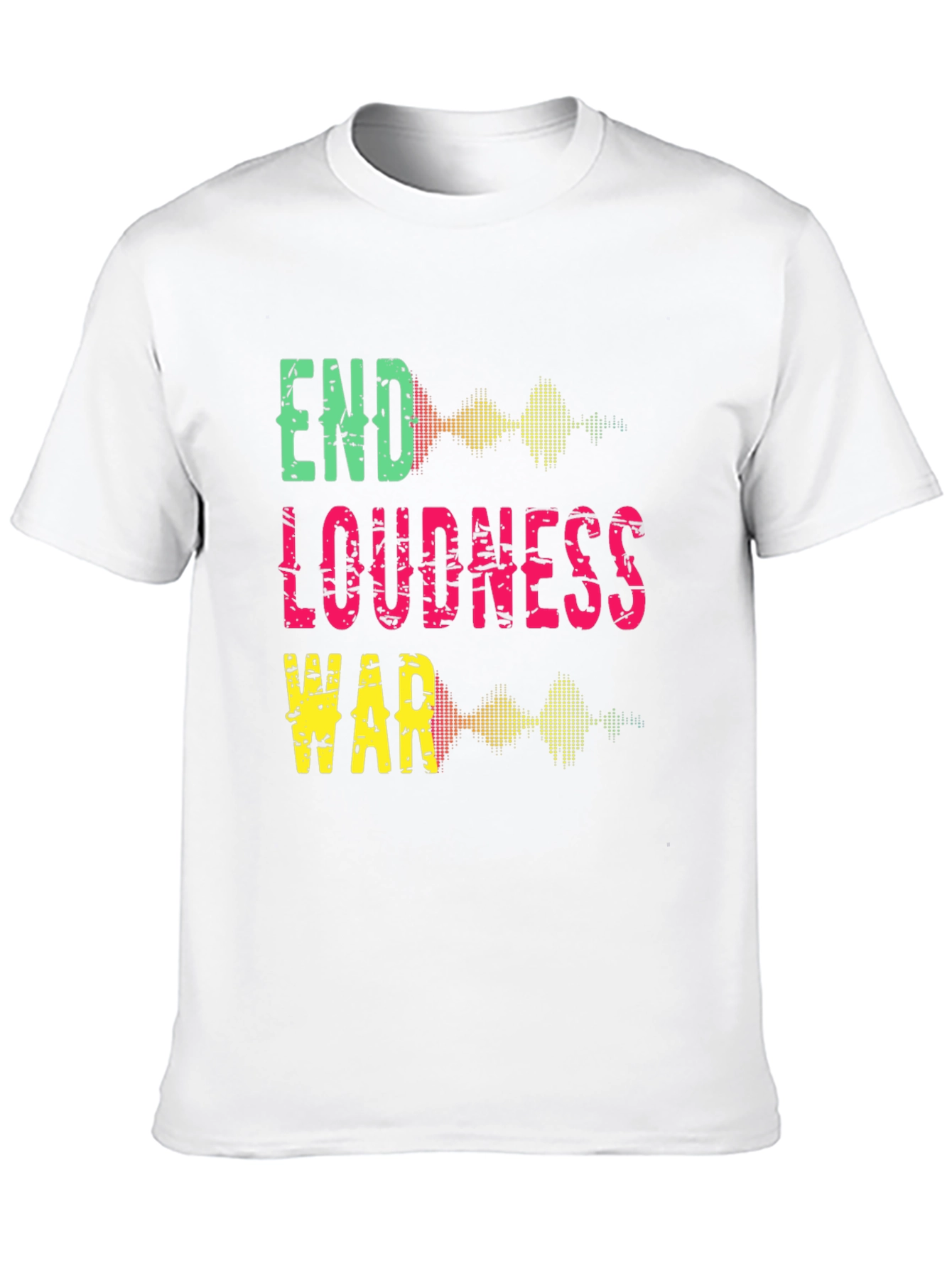 End Loudness War Graphic Tee - Black Cotton T-Shirt