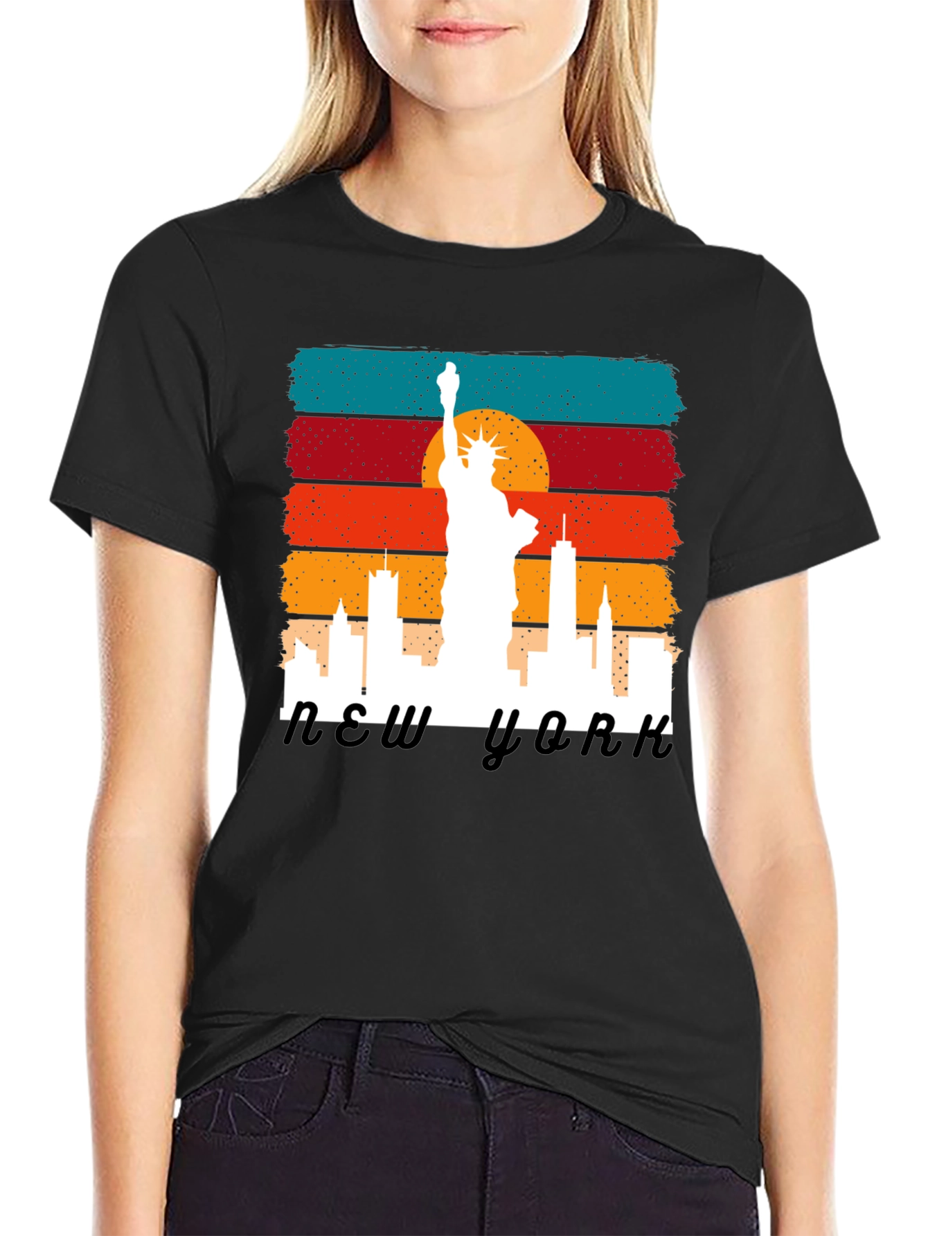 Retro New York Skyline T-Shirt