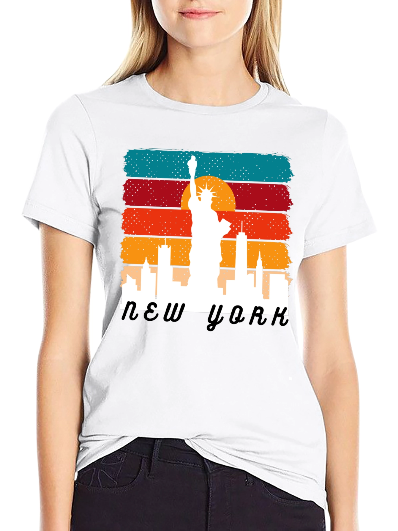 Retro New York Skyline T-Shirt