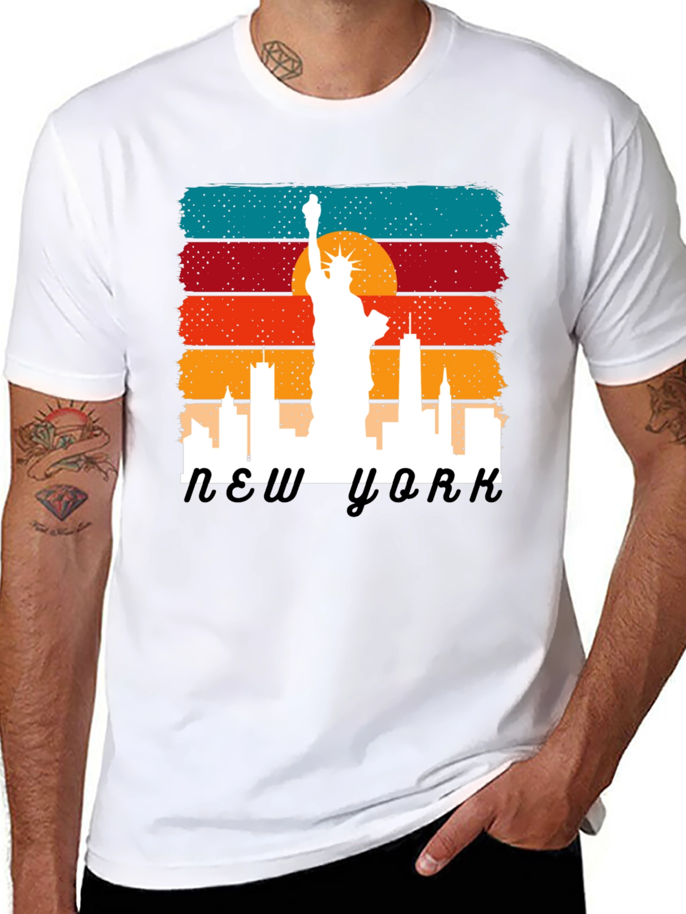 Retro New York Skyline T-Shirt