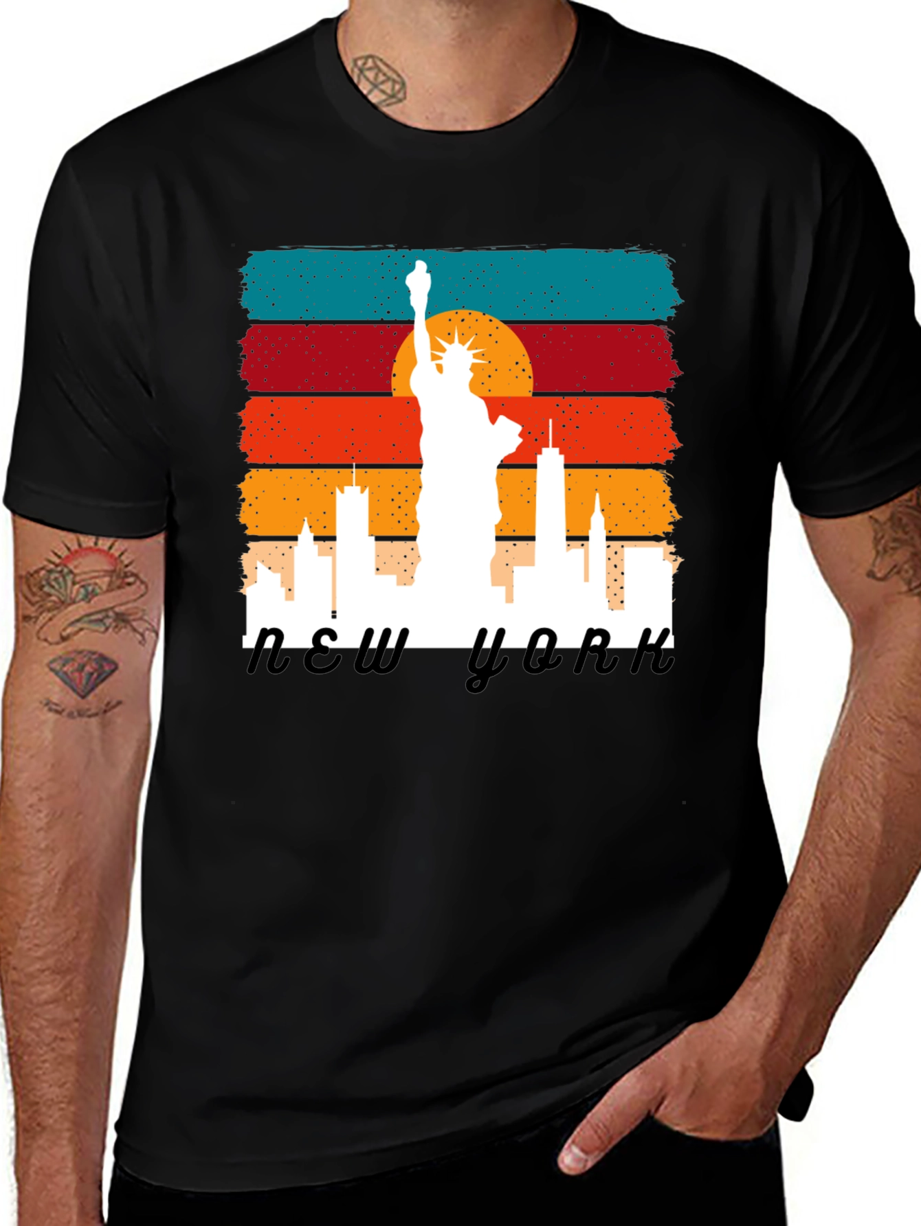 Retro New York Skyline T-Shirt
