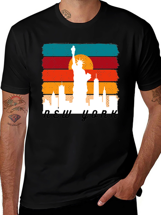 Retro New York Skyline T-Shirt