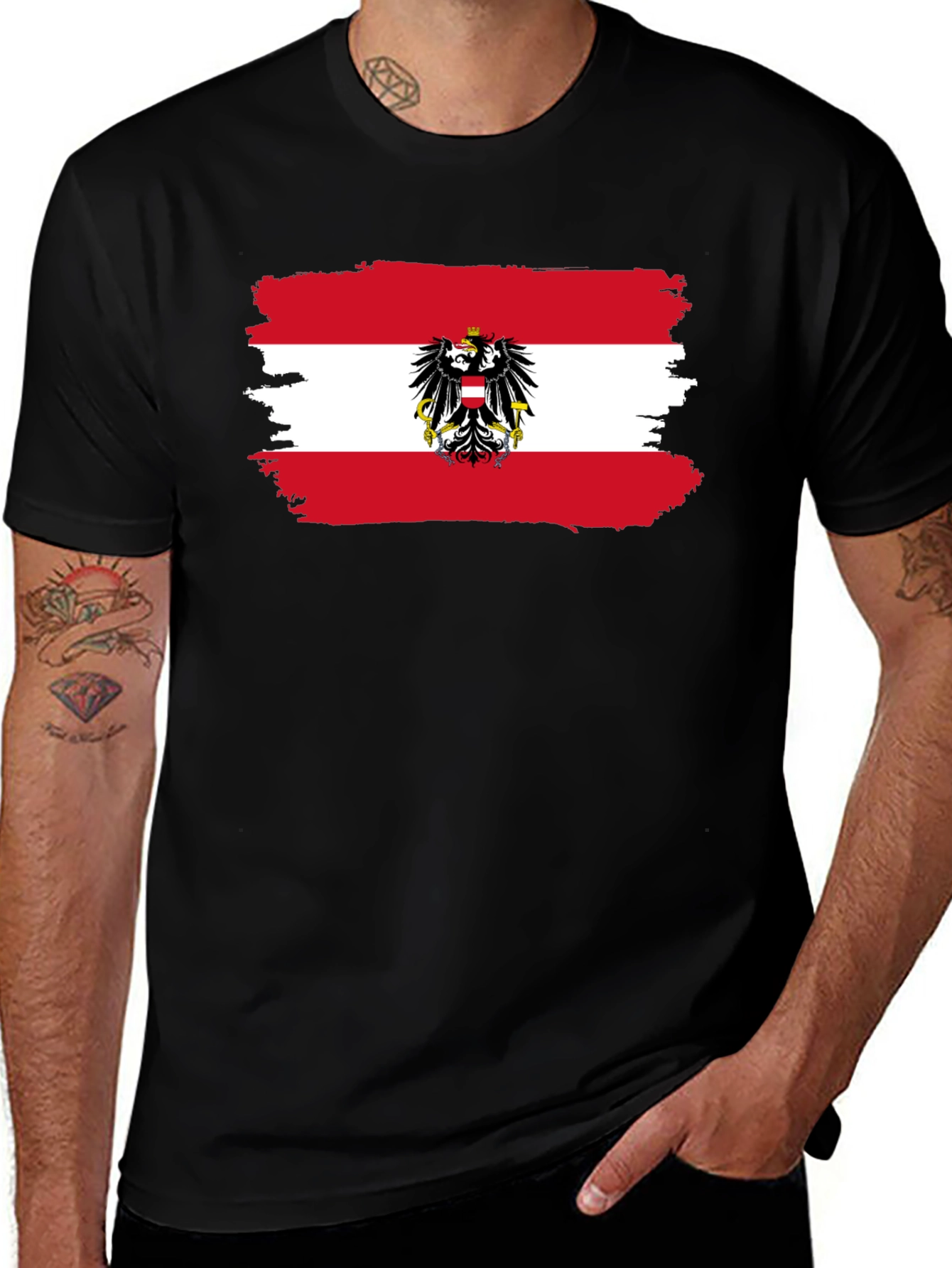 Austria Flag Eagle T-Shirt