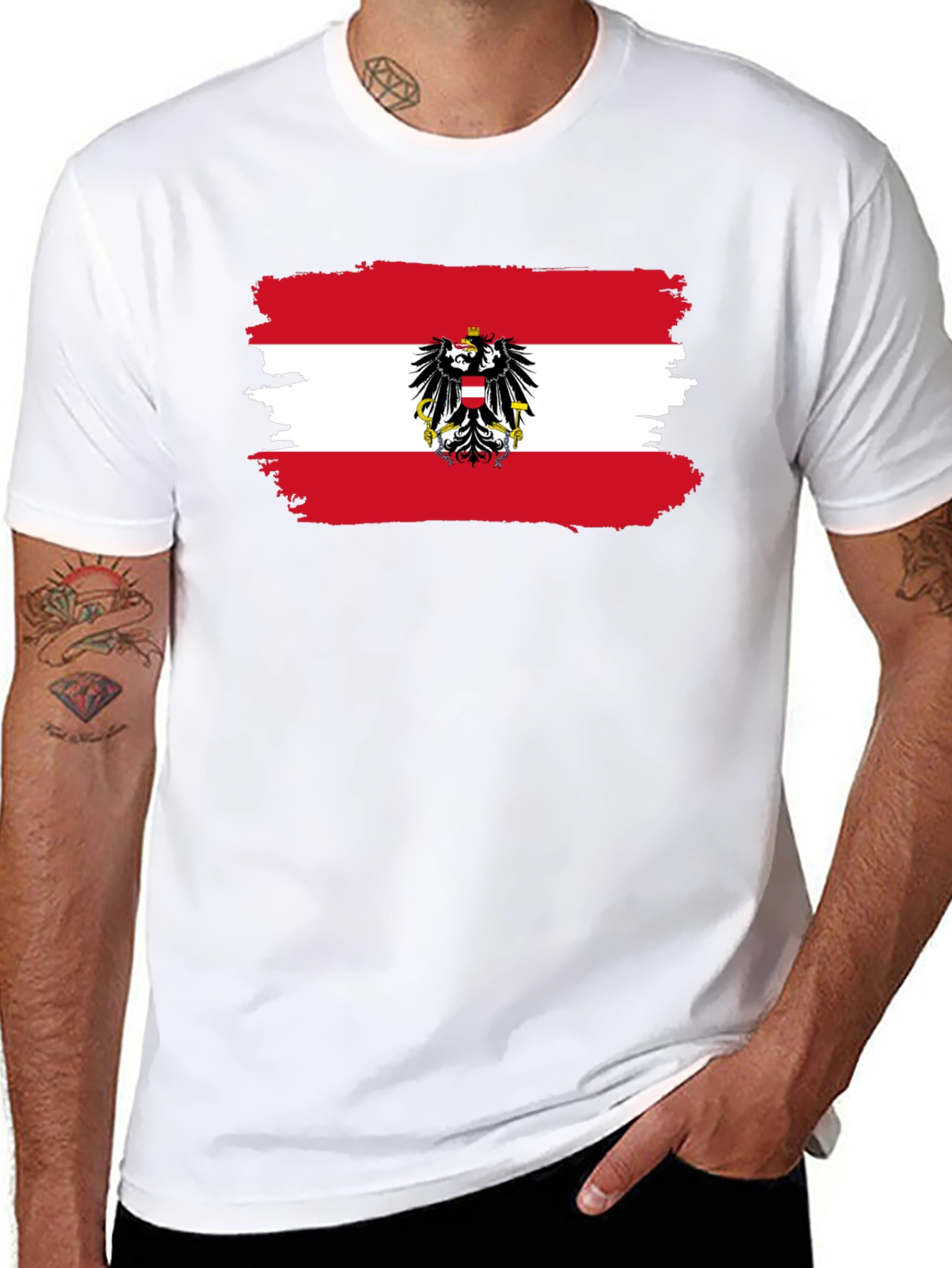 Austria Flag Eagle T-Shirt