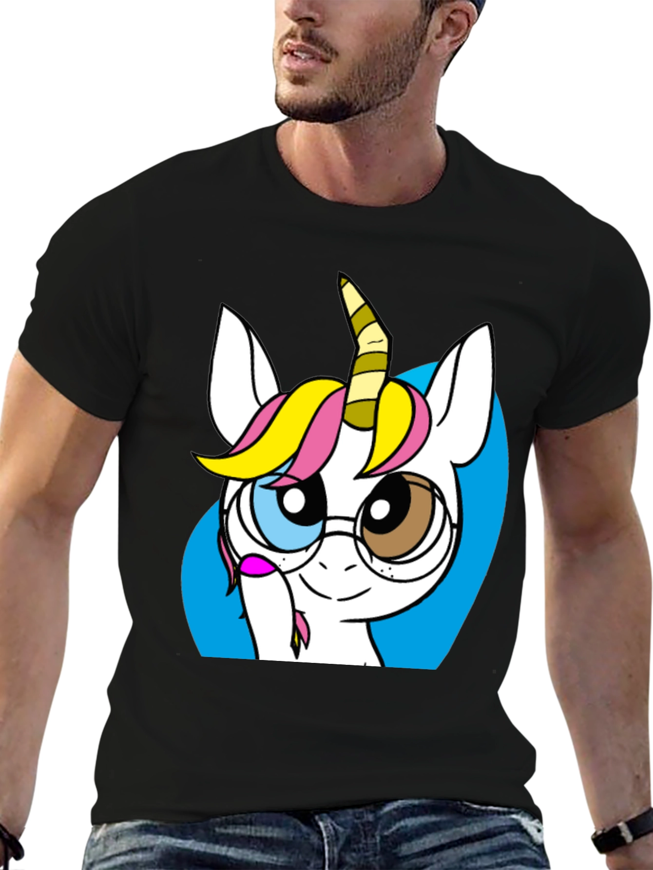 Unicorn Cartoon Graphic Tee
