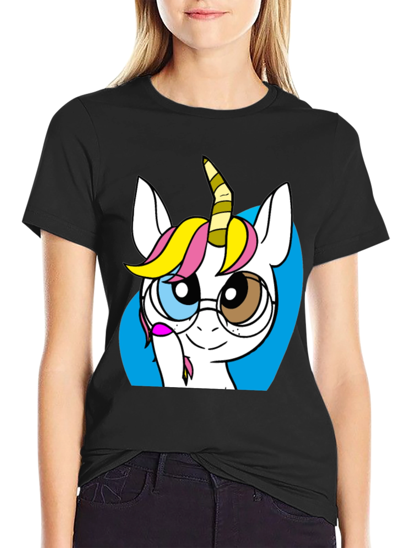 Unicorn Cartoon Graphic Tee