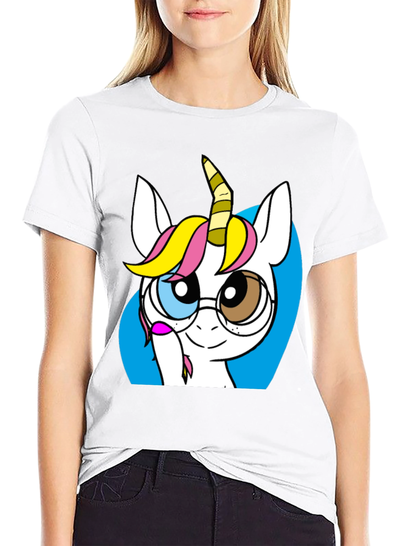 Unicorn Cartoon Graphic Tee