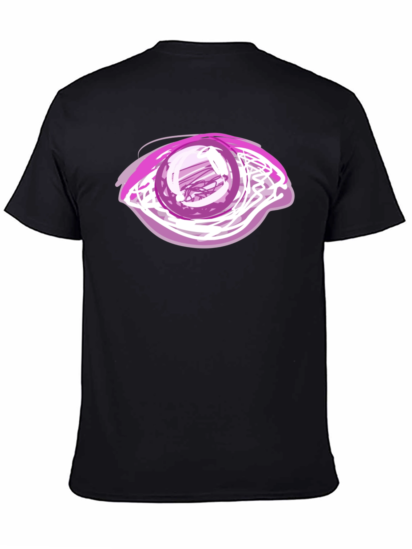 Eye Graphic Black T-Shirt - Bold Artistic Design